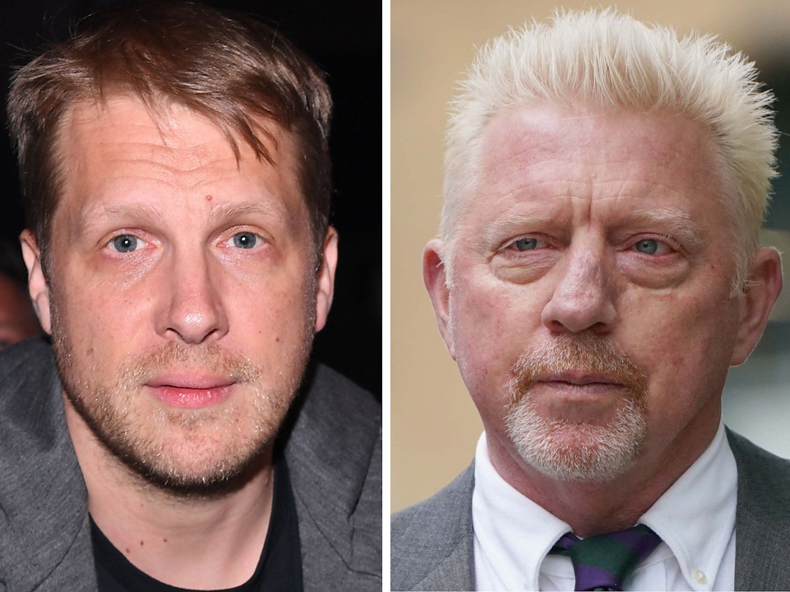 Tennis-Star Boris Becker (r., hier zu sehen am 29. April vor Gericht) klagt gegen Comedian Oliver Pocher (hier zu sehen am 26. März bei einem Box-Event).