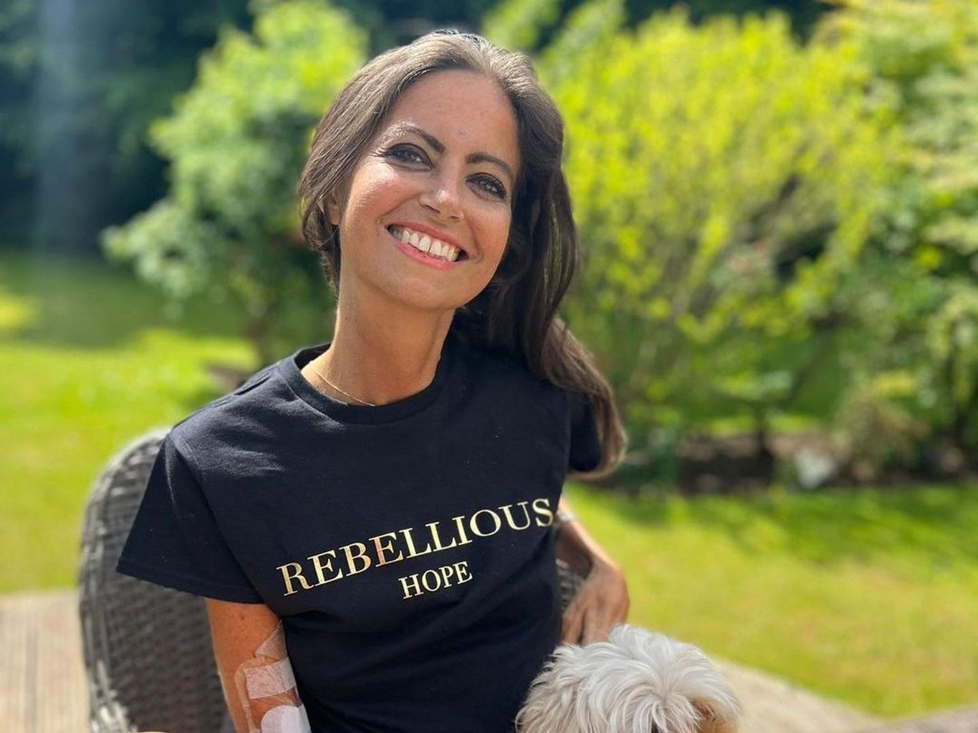 BBC-Moderatorin Deborah James, hier auf einer Instagram-Aufnahme vom 1. Juni 2022, hat den Kampf gegen den Krebs verloren. Sie wurde nur 40 Jahre alt.