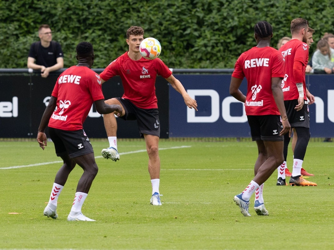 Eric Martel im Training des 1. FC Köln.