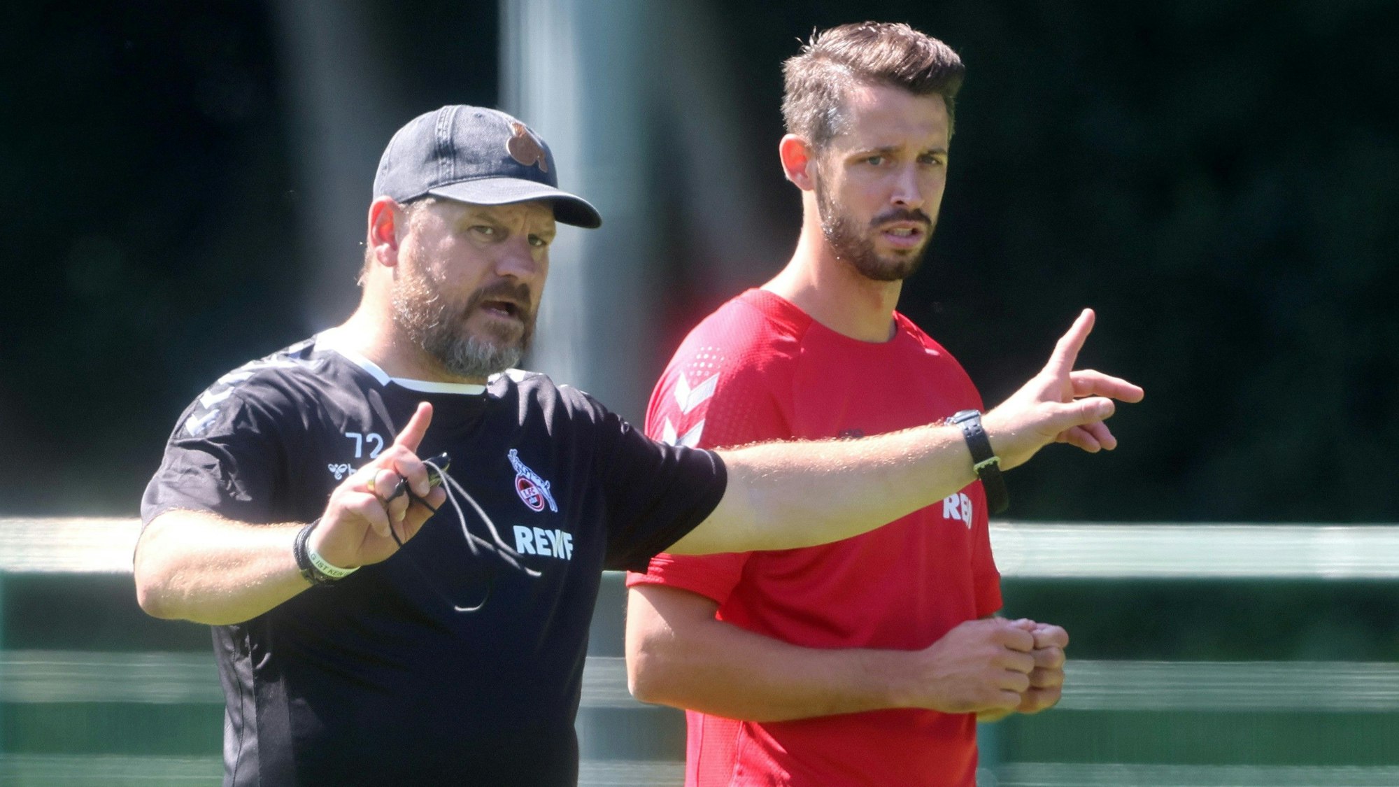 Mark Uth und Steffen Baumgart.