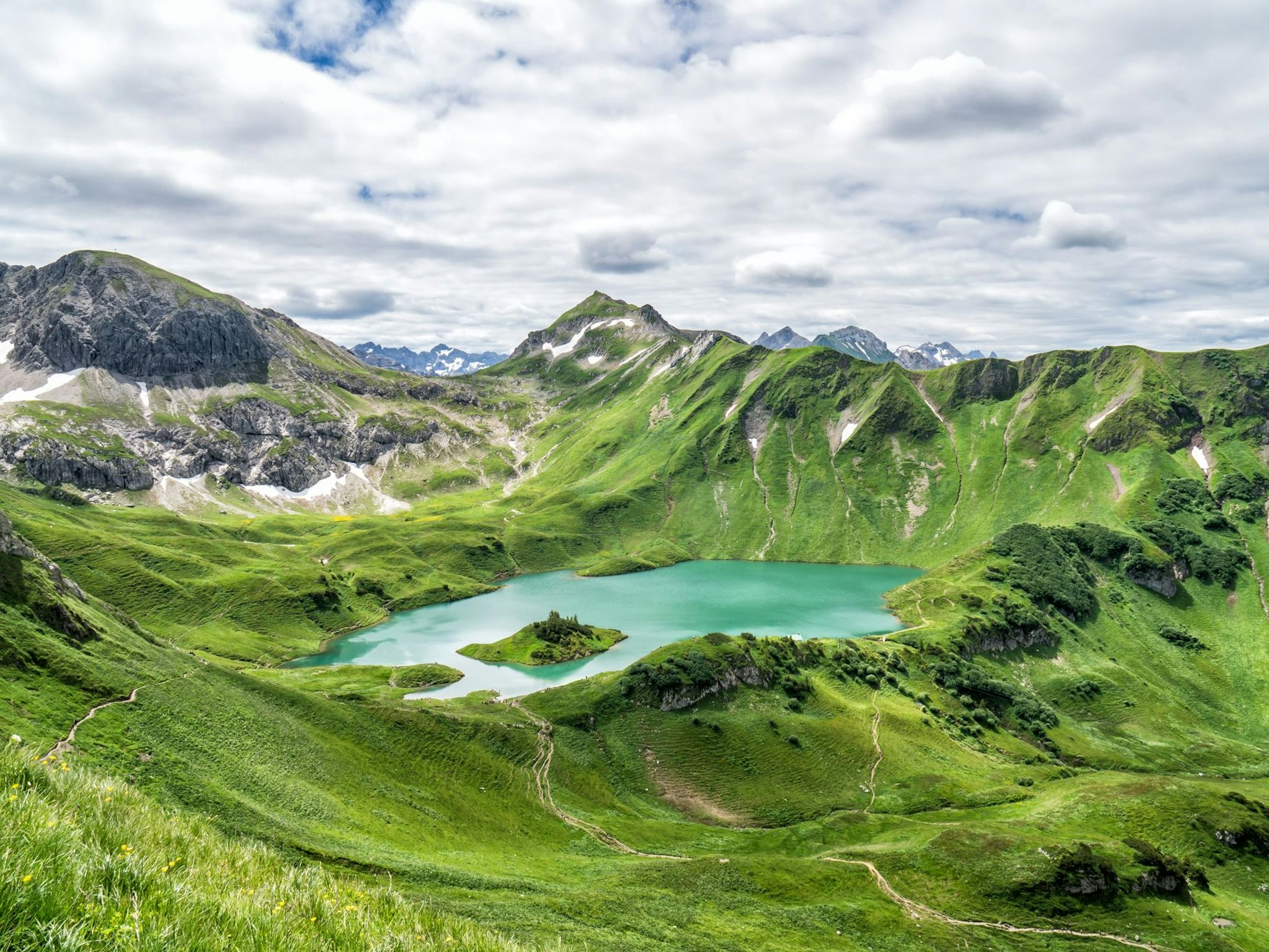 Der Schrecksee lässt sich nur zu Fuß erreichen.