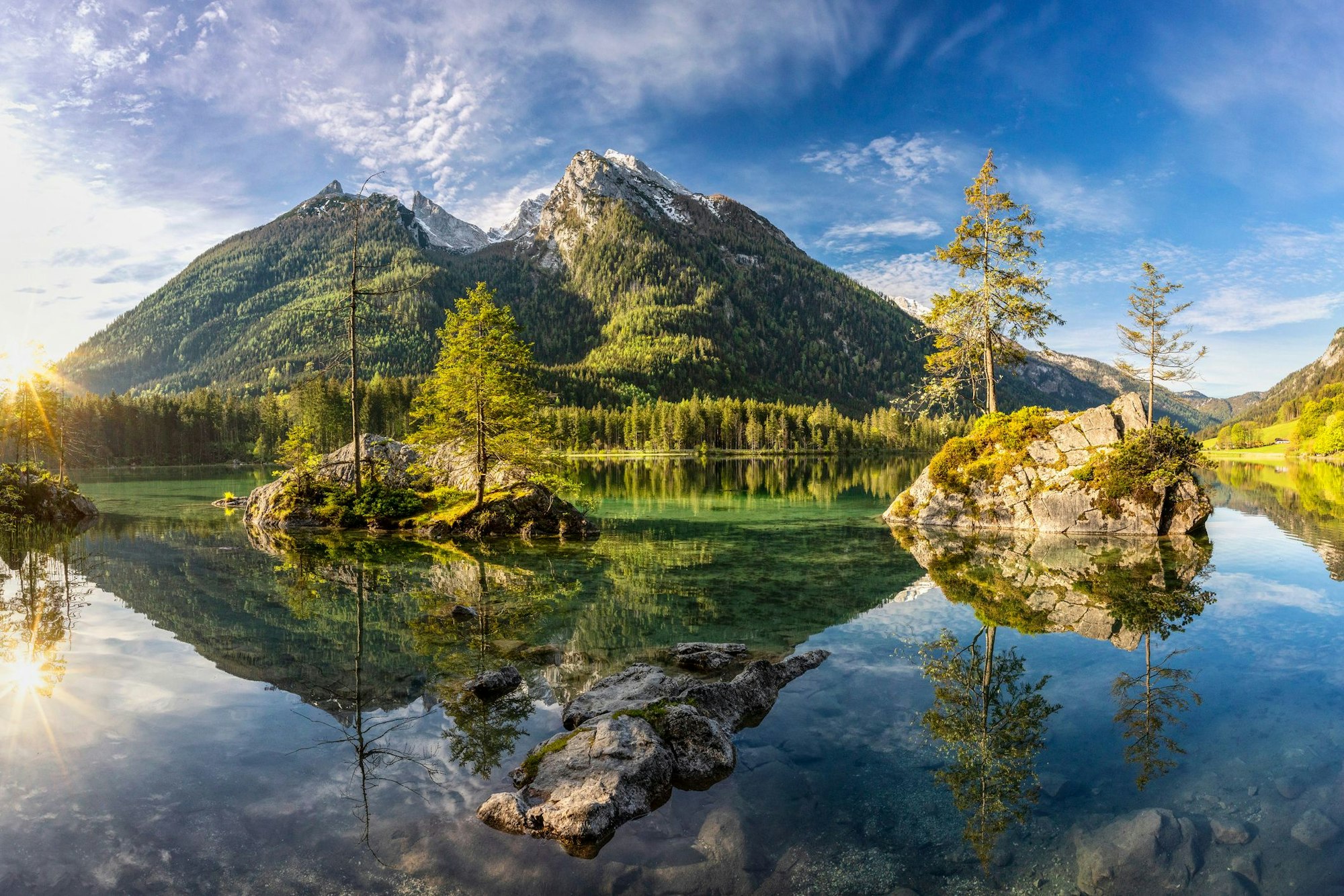 Auch der Hintersee ist einer wunderschöner Bergsee in Bayern.