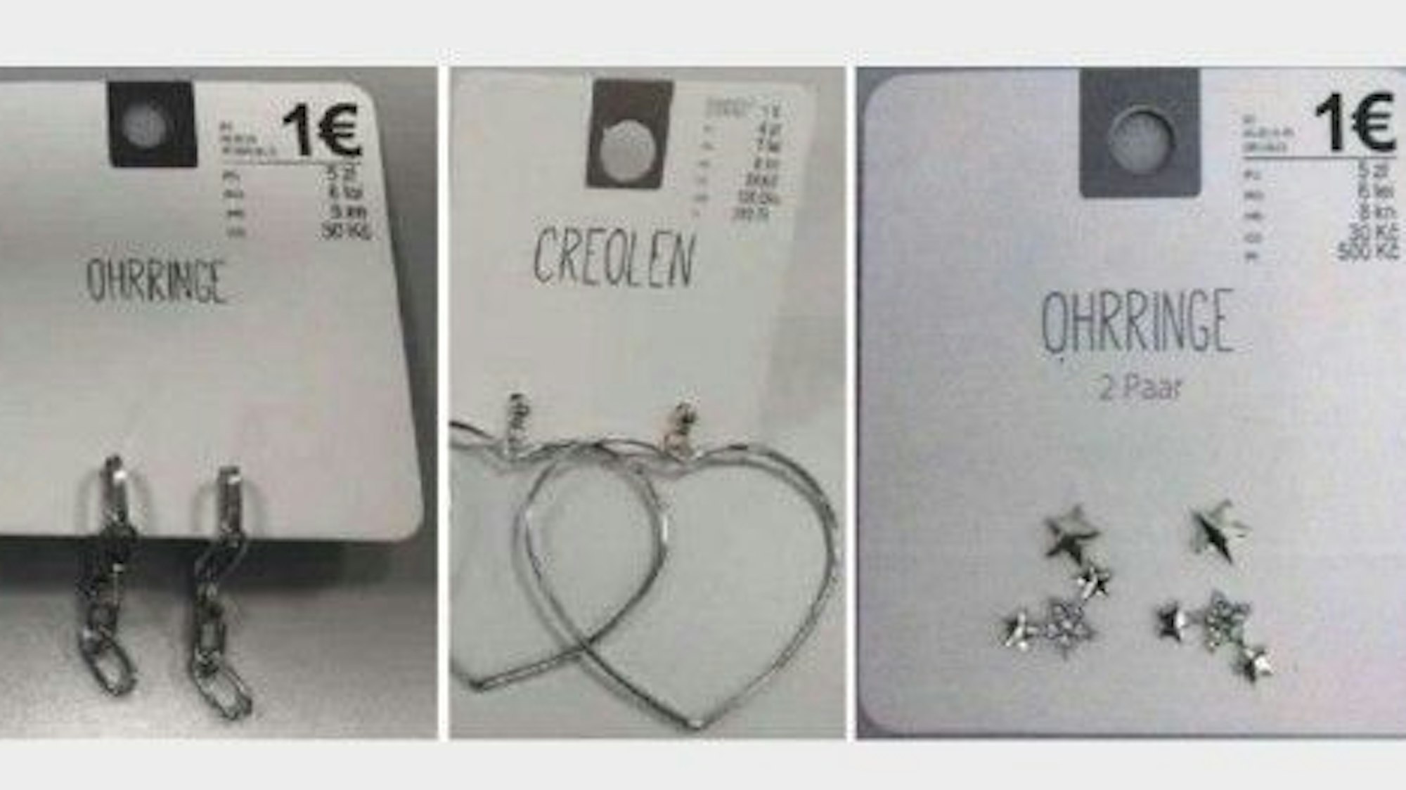 Ohrringe und Ohrstecker von Tedi