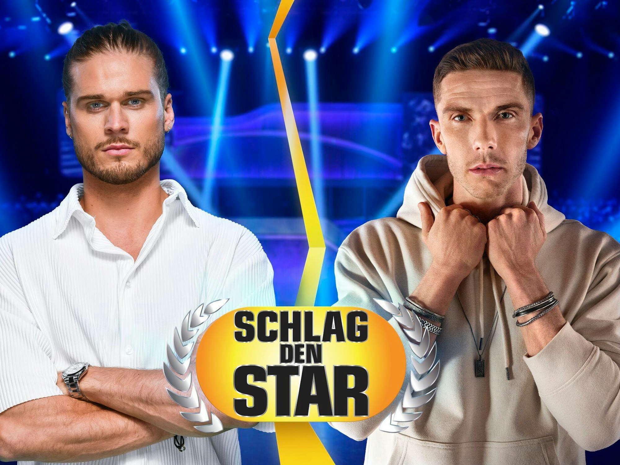 Titel: Schlag den Star; Folge: 69; Ausstrahlungszeitraum bis: 2022-07-01; Person: Rúrik Gíslason; Robin Gosens; Copyright: ProSieben/Steffen Z Wolff; Fotograf: Steffen Z Wolff; Bildredakteur: Stephanie Bruchner; Dateiname: 2498951.psd;