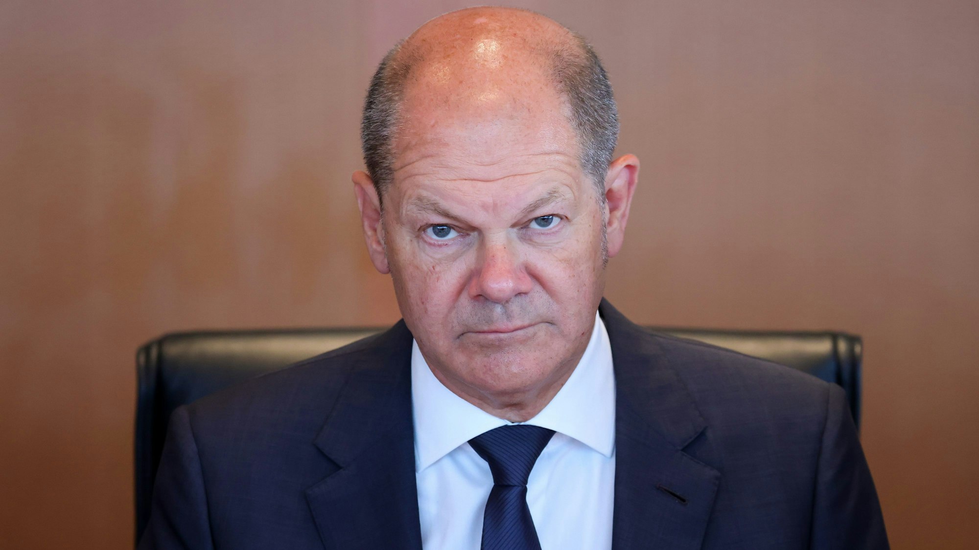 Bundeskanzler Olaf Scholz (hier am 1. Juli in Berlin) hat sich in einer Videobotschaft an die Deutschen gewandt.