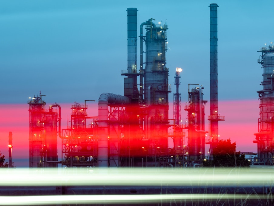 Die Bundesnetzagentur befürchtet ein baldiges Total-Aus bei russischem Gas. Unser Foto zeigt die Raffinerie in Leuna.