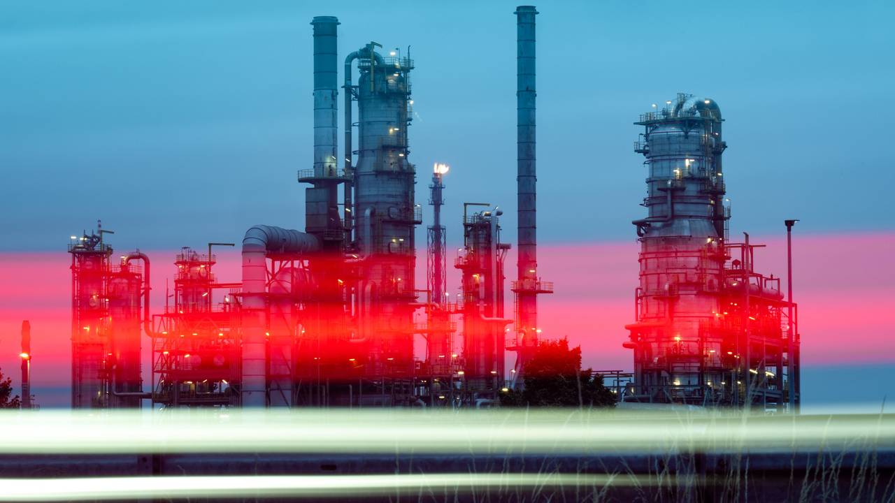 Die Bundesnetzagentur befürchtet ein baldiges Total-Aus bei russischem Gas. Unser Foto zeigt die Raffinerie in Leuna.