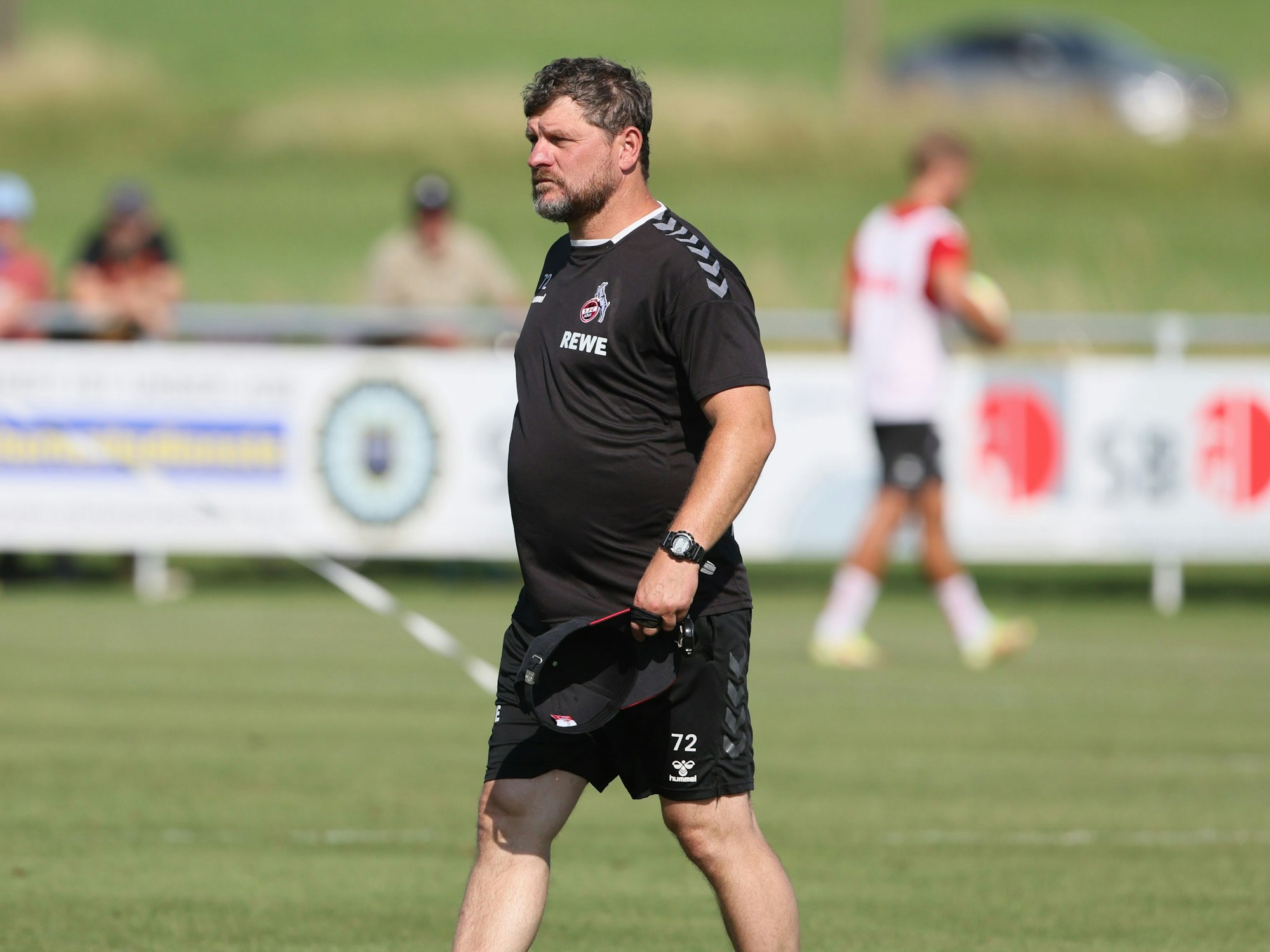 Steffen Baumgart im Trainingslager in Donaueschingen.