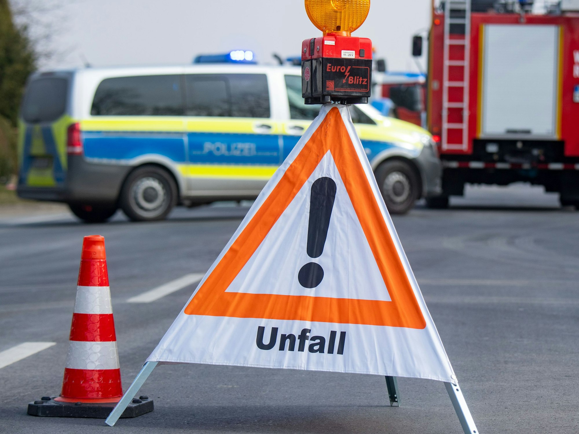 Fahrzeuge nach einem Unfall
