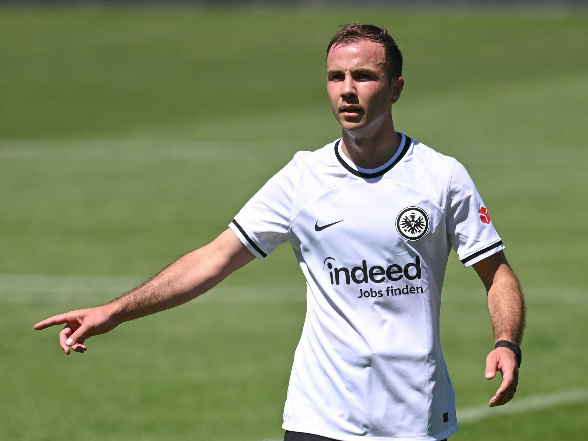 Mario Götze im Trikot von Eintracht Frankfurt.