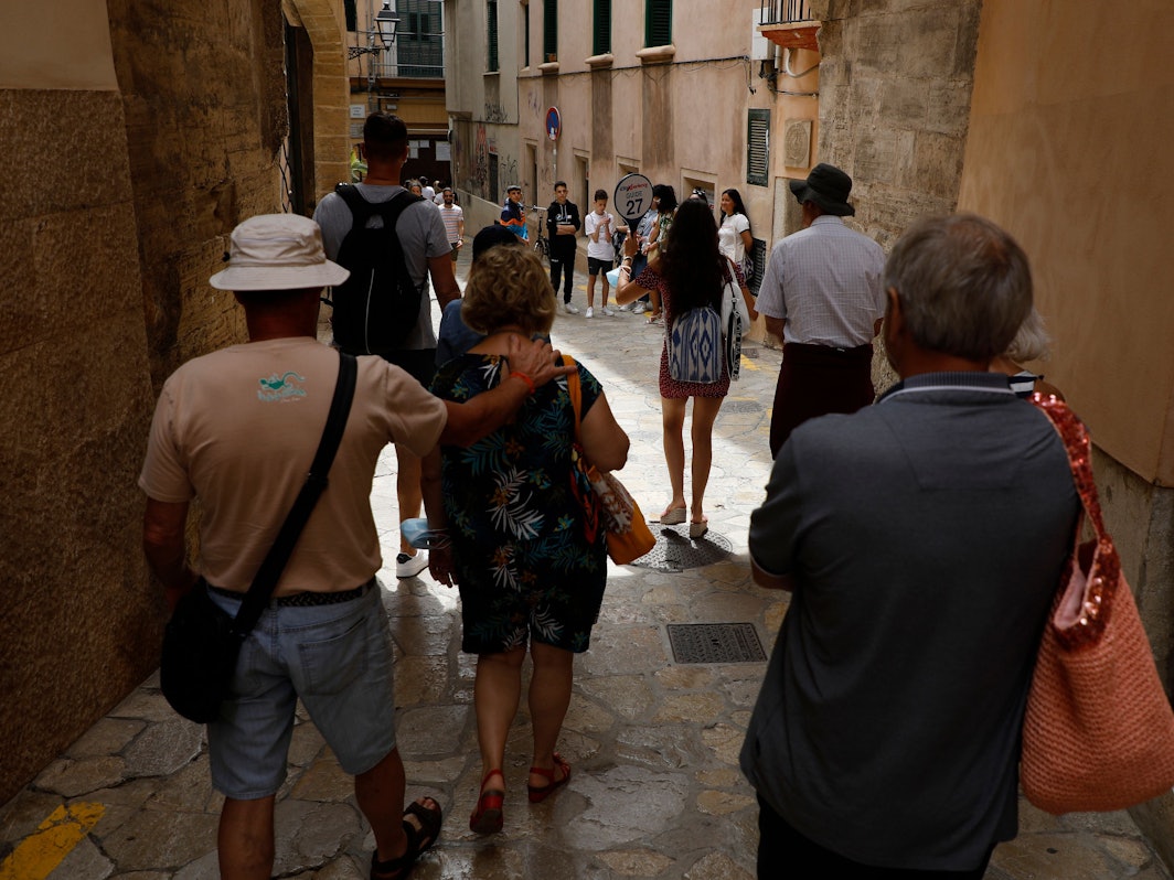 Eine Familie aus Deutschland wurde in ihrem Urlaub auf Mallorca brutal überfallen. Unser Archivfoto zeigt eine Gasse in der Hauptstadt Palma de Mallorca.