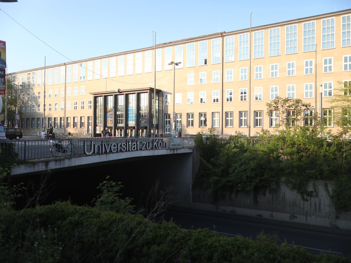 Das Gebäude der Universität zu Köln am 3. Mai 2022.