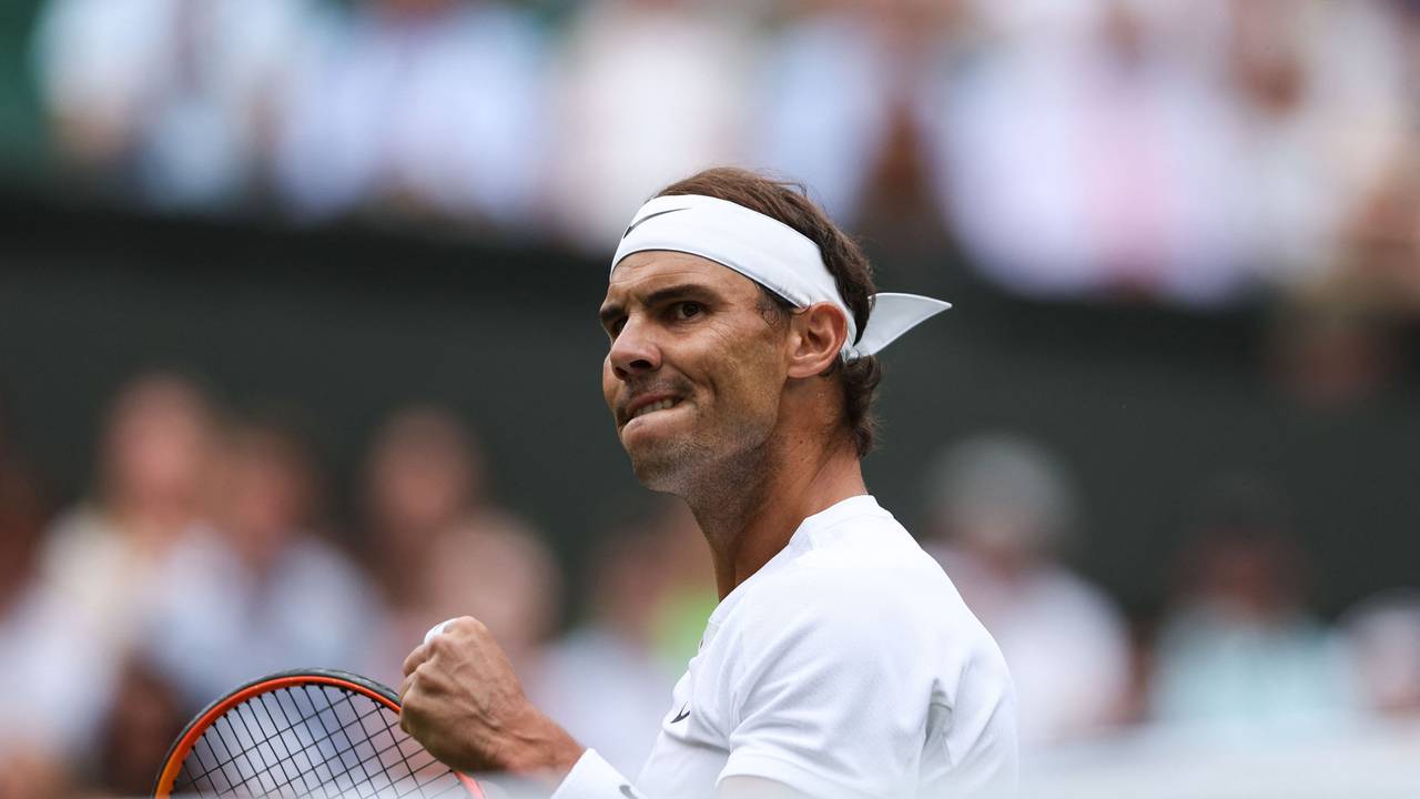 Rafael Nadal ballt vor Freude die Faust.