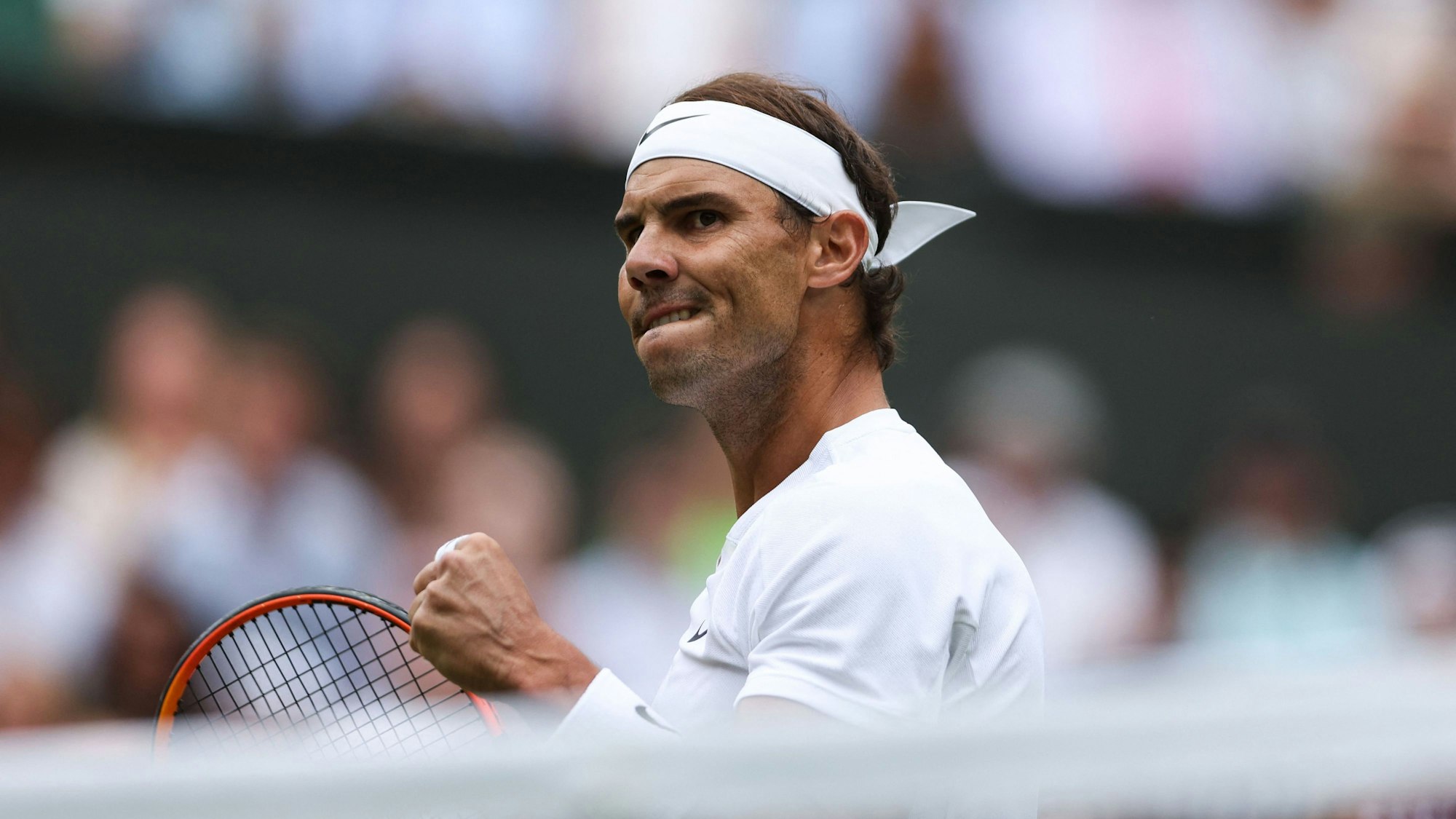 Rafael Nadal ballt vor Freude die Faust.