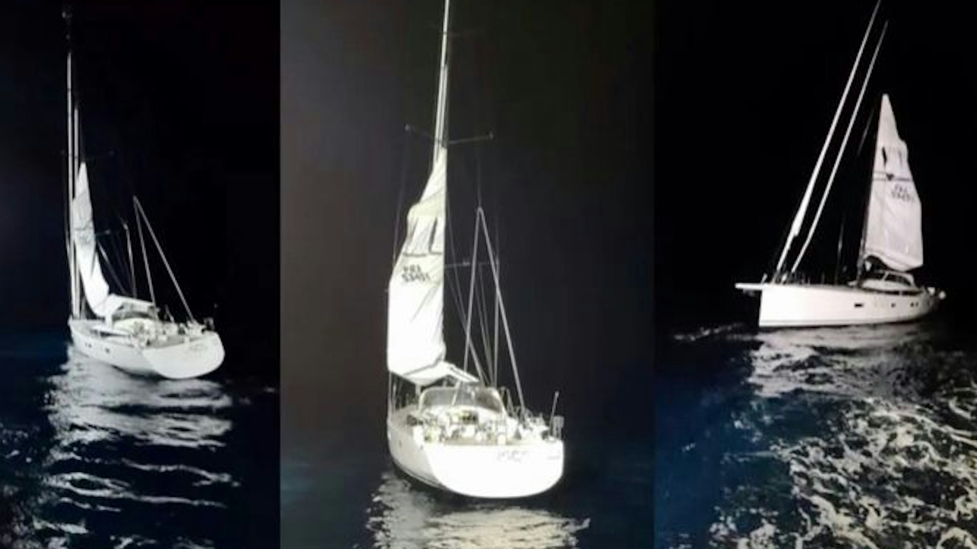 Das Segelschiff Escape der deutschen verunglückten Personen Annemarie und Volker Frank.