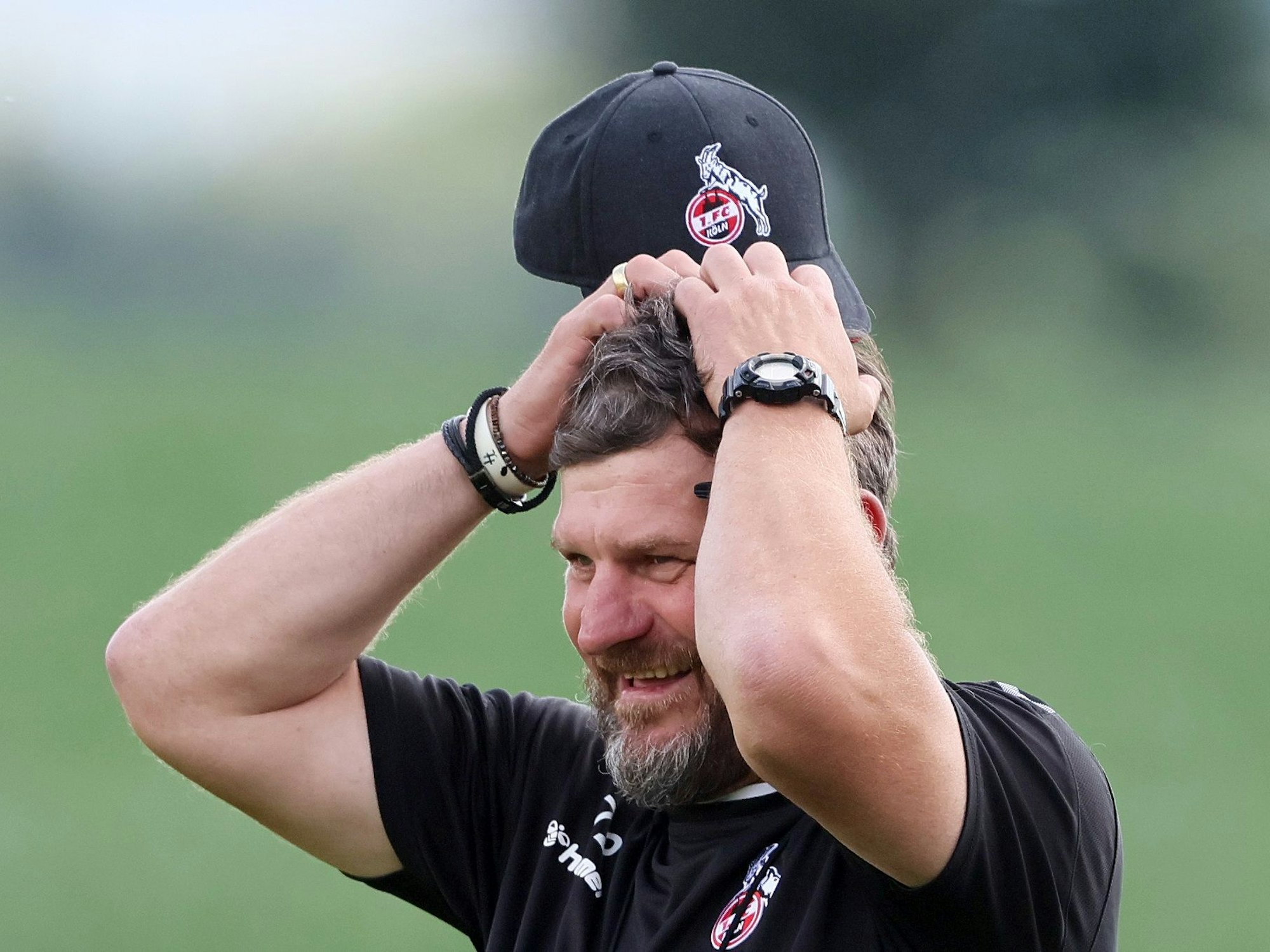 1. FC Köln, Trainingslager Donaueschingen, Training, Steffen Baumgart (1. FC Köln), 05.07.2022, Bild: Herbert Bucco