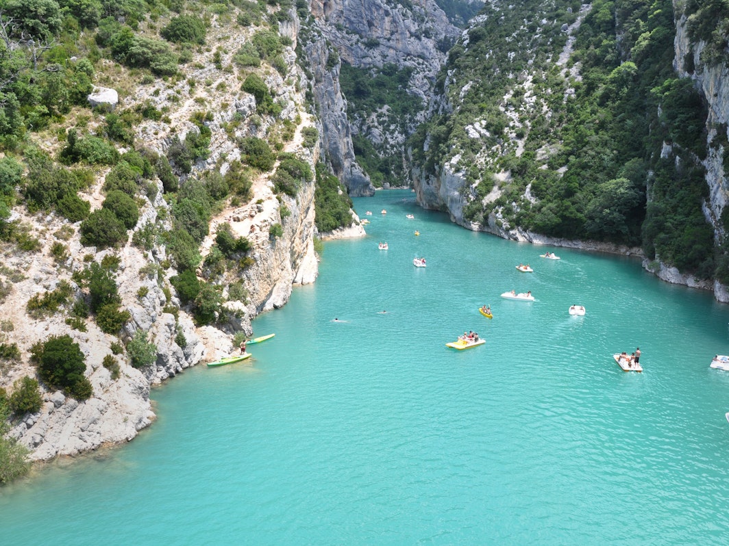 Grand-Canyon-Schwindel mit Karibik-Flair: Die Schlucht von Verdon, hier eine Aufnahme aus dem Jahr 2015. 2022 liegt der Naturpark Verdon auf dem Trockenen.