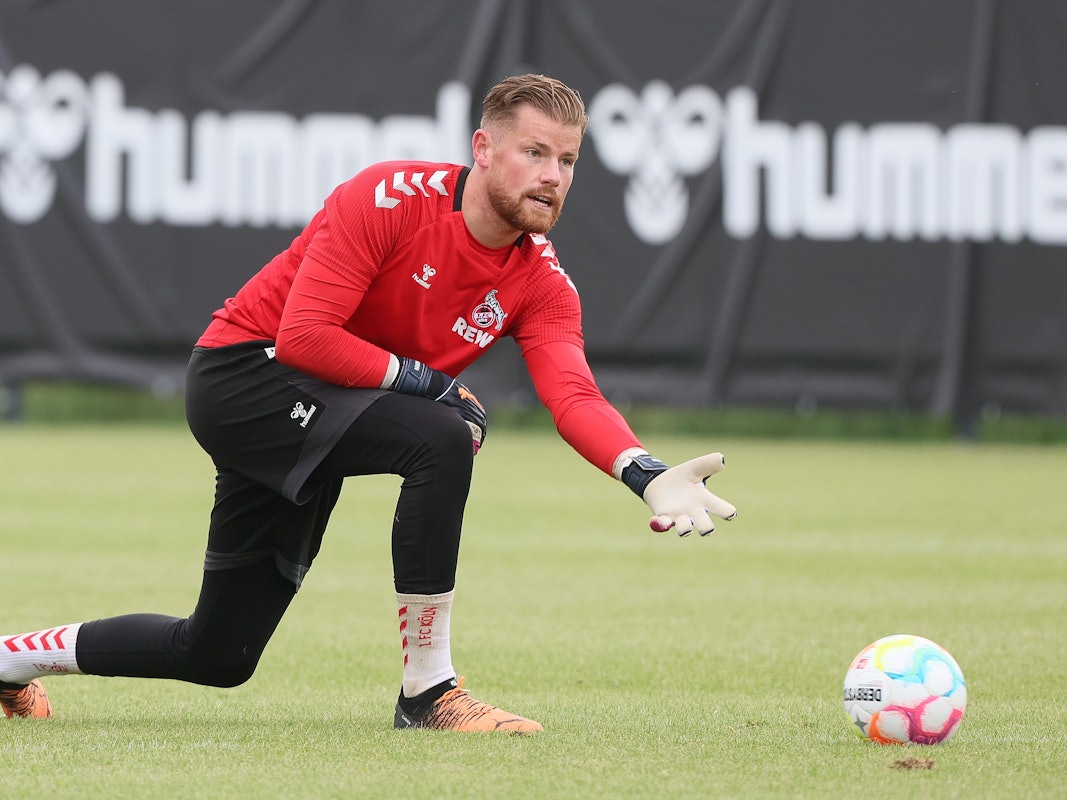 FC-Keeper Timo Horn am 7. Juli 2022 im Trainingslager in Donaueschingen