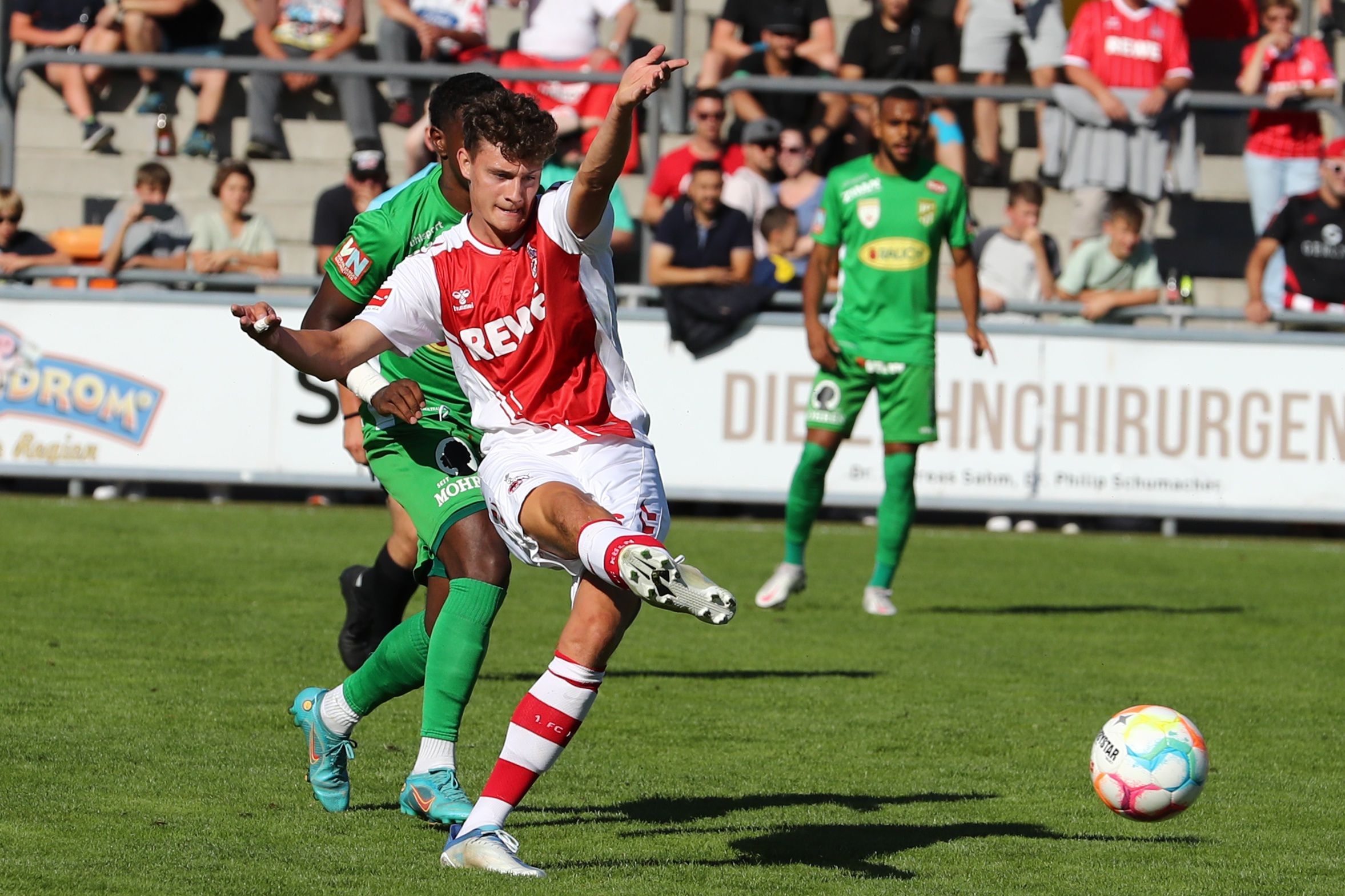 Eric Martel beim Testspiel gegen Austria Lustenau.