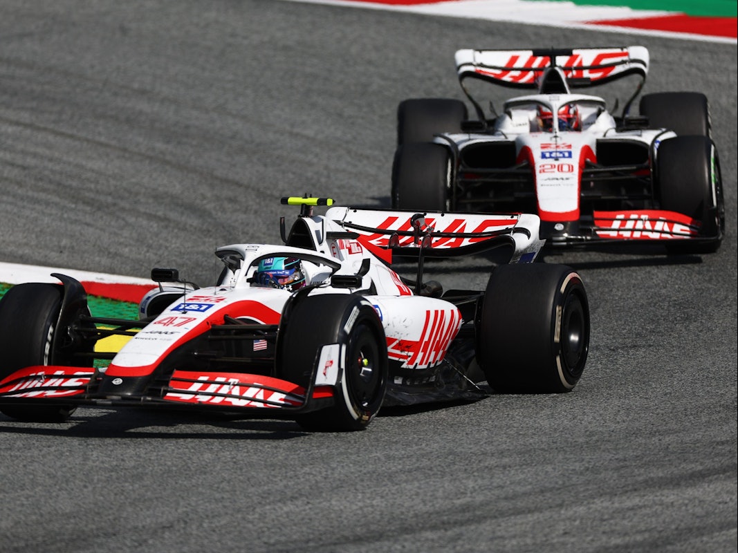 Mick Schumacher im Haas F1 VF-22.