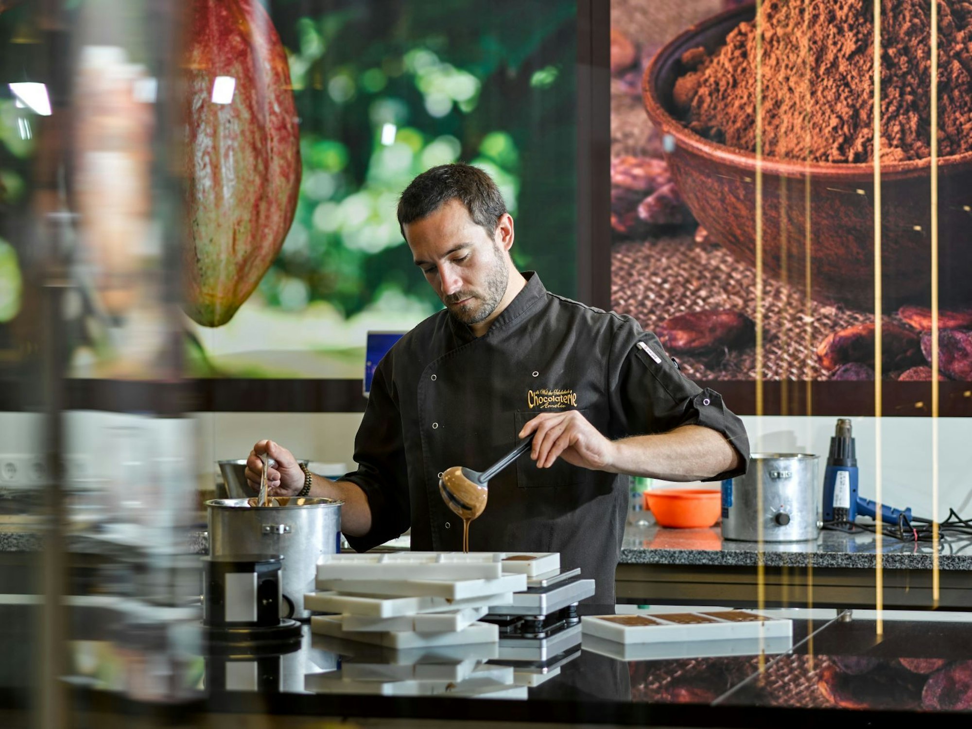 Linus Kässer von der Chocolaterie Amelie
