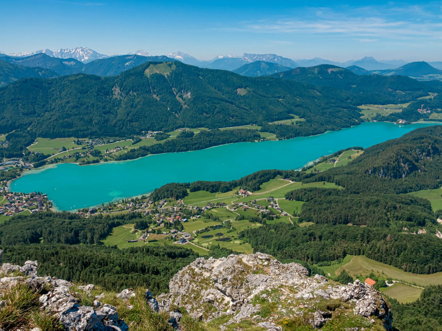 Der Fuschlsee gehört zu den schönsten Seen im Salzkammergut.