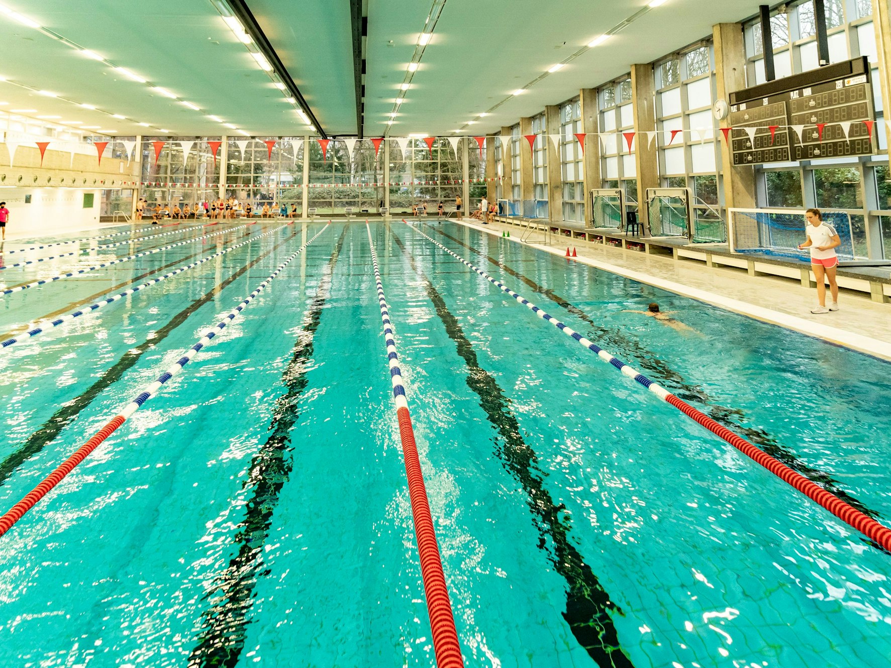 Das Schwimmbad der Deutschen Sporthochschule in Köln.