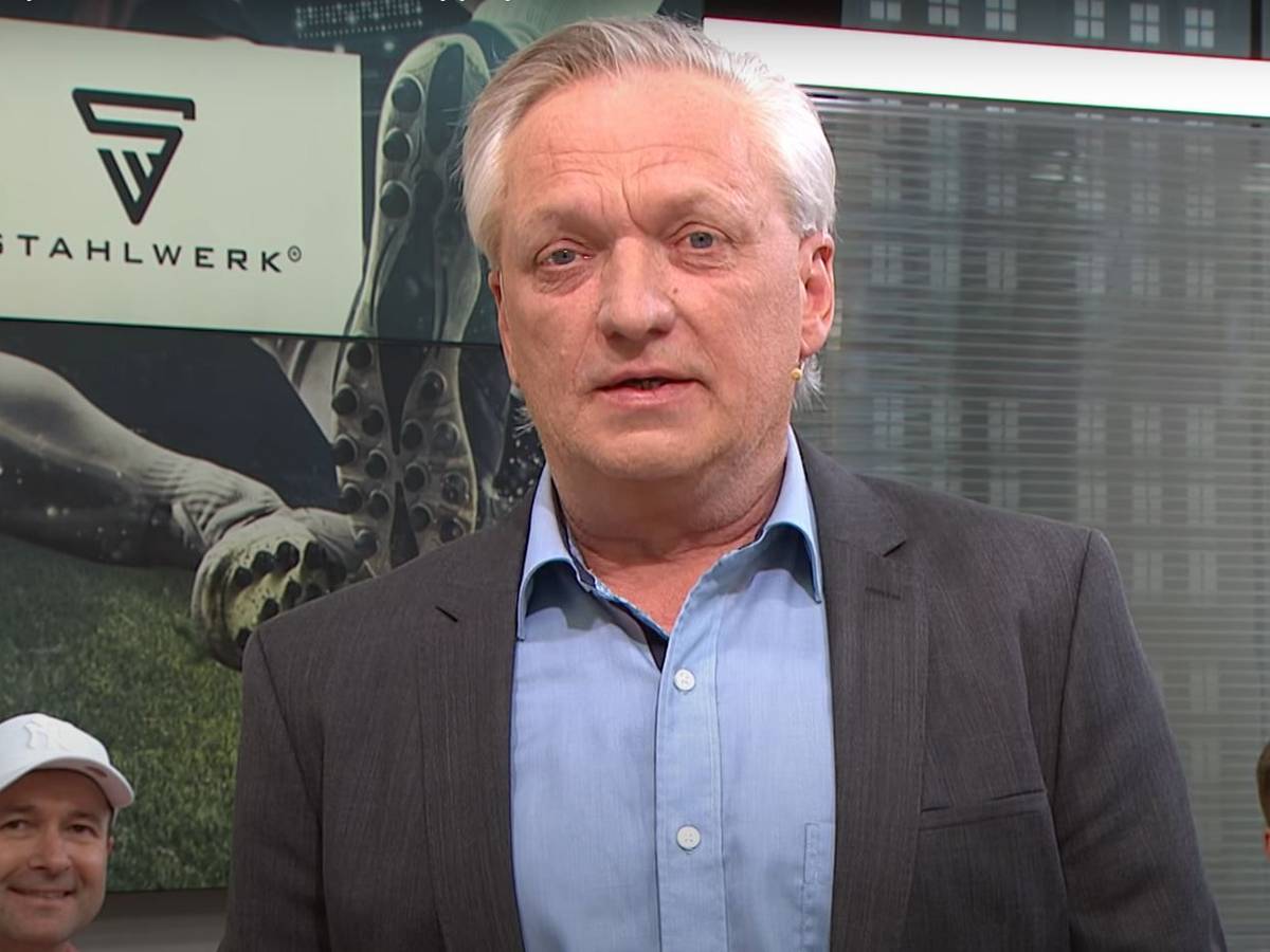 Rudi Brückner bei einem Einsatz als Vertretung beim Doppelpass auf Sport1.