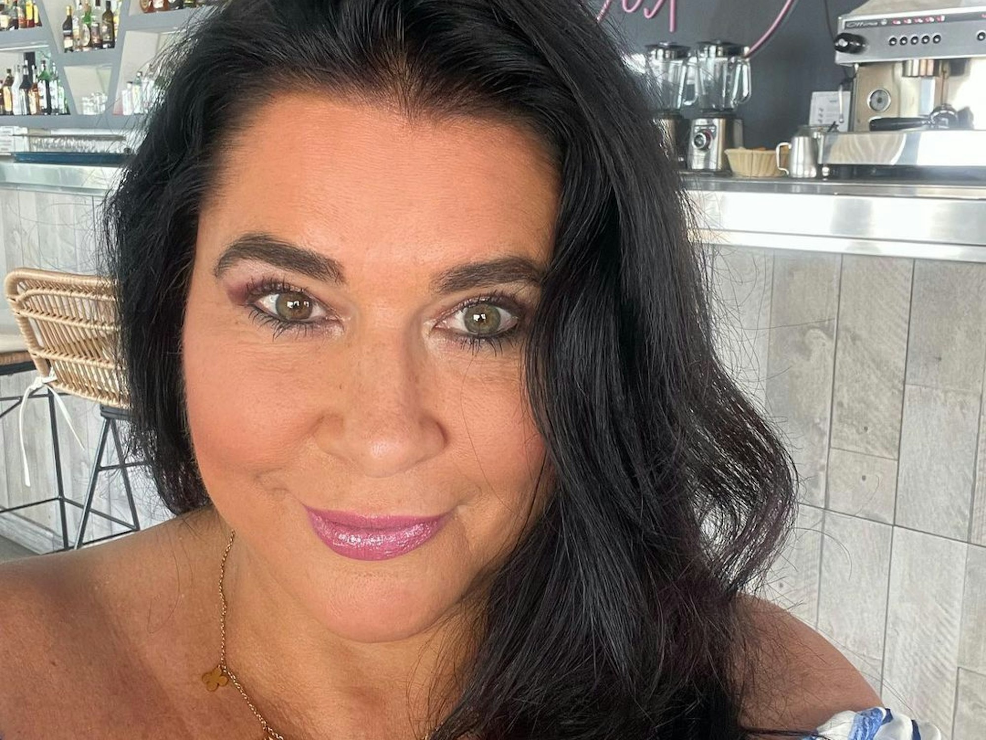 Iris Klein auf einem Instagram-Selfie vom Juni 2022.