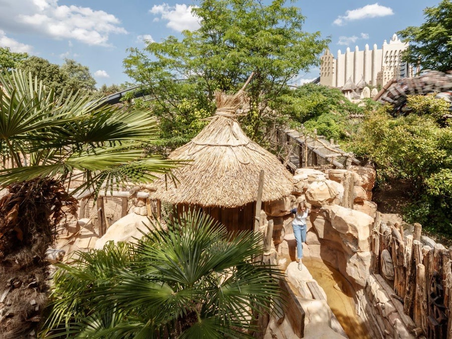 Die neue Attraktion Adventure Trail im Phantasialand in Brühl.