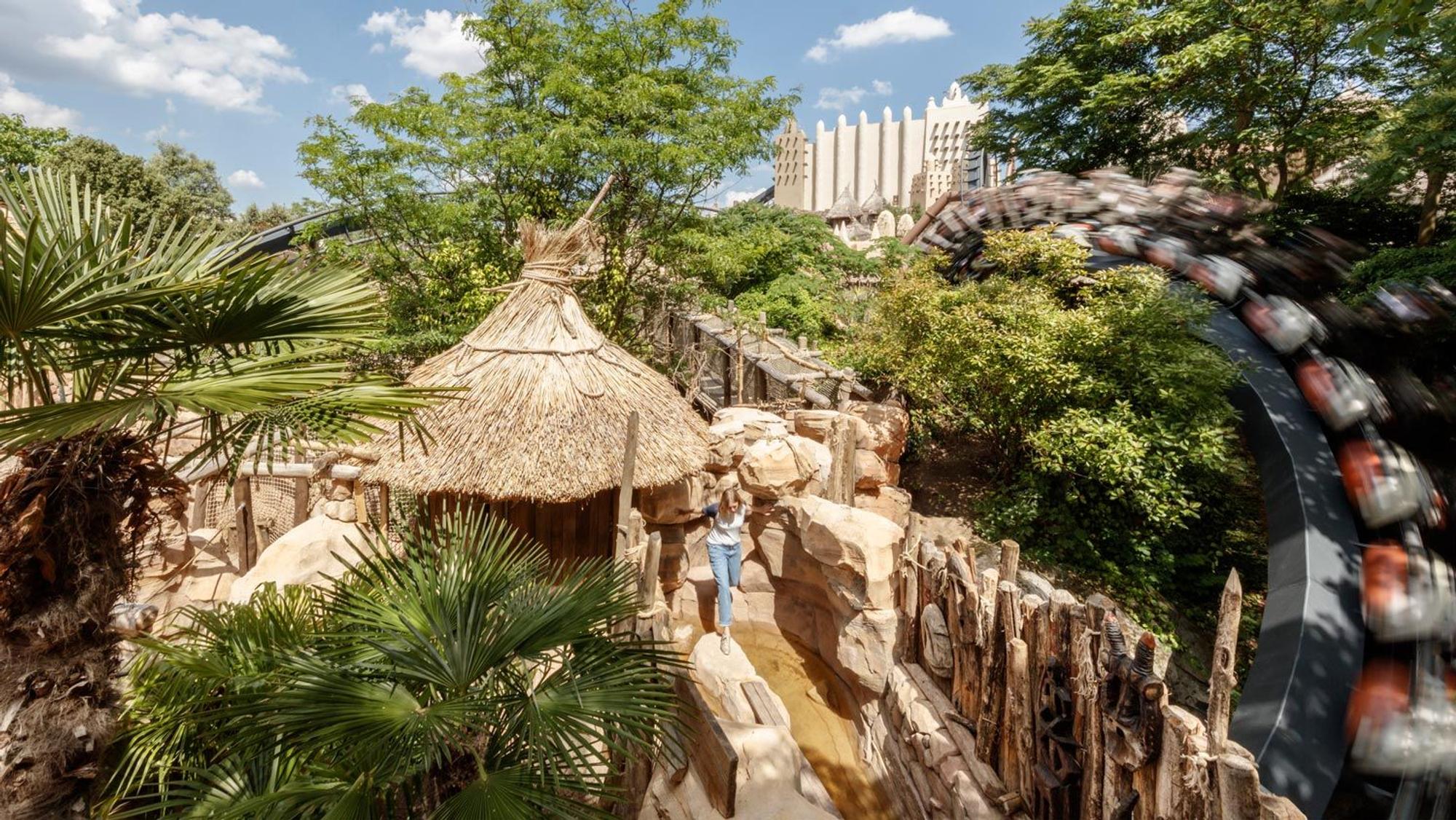 Die neue Attraktion Adventure Trail im Phantasialand in Brühl.