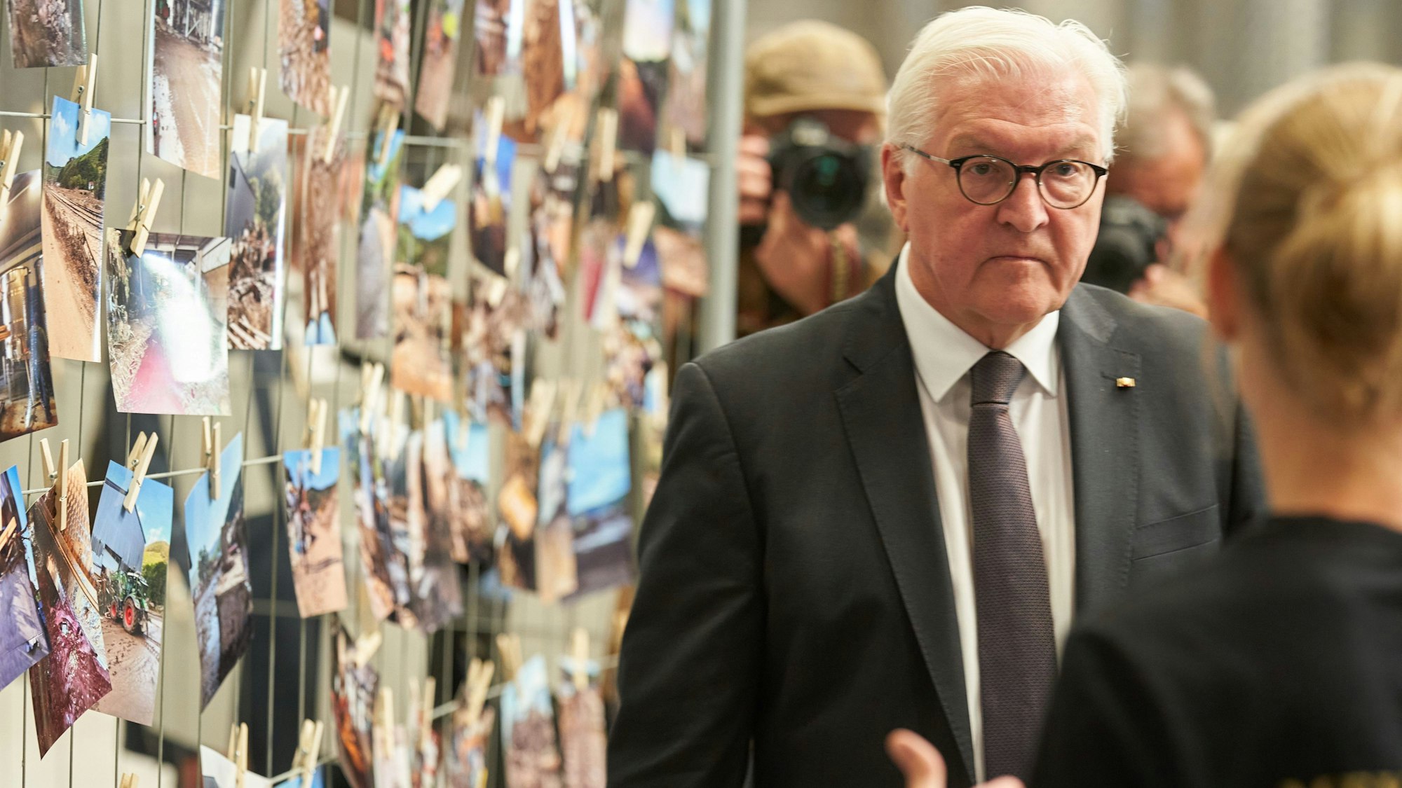 Ein Jahr nach der Flutkatastrophe besucht Bundespräsident Frank-Walter Steinmeier das geschädigte Ahrtal.