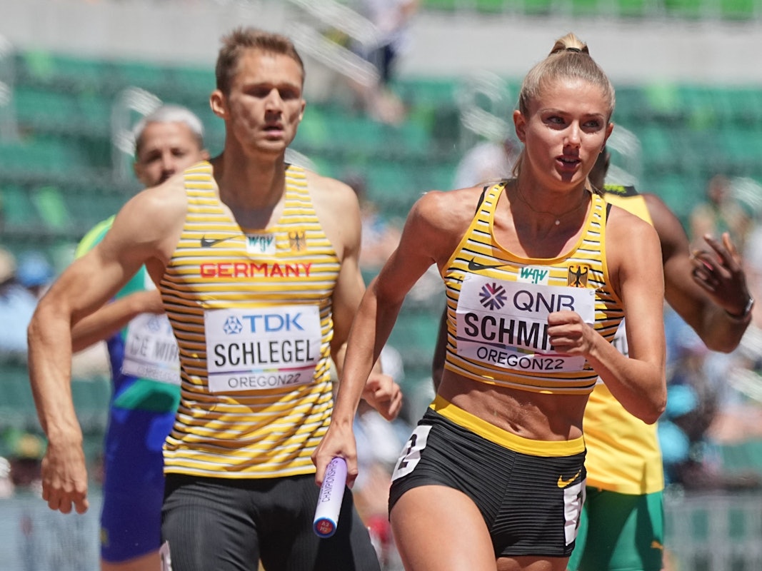 Marvin Schlegel und Alica Schmidt aus Deutschland in Aktion.