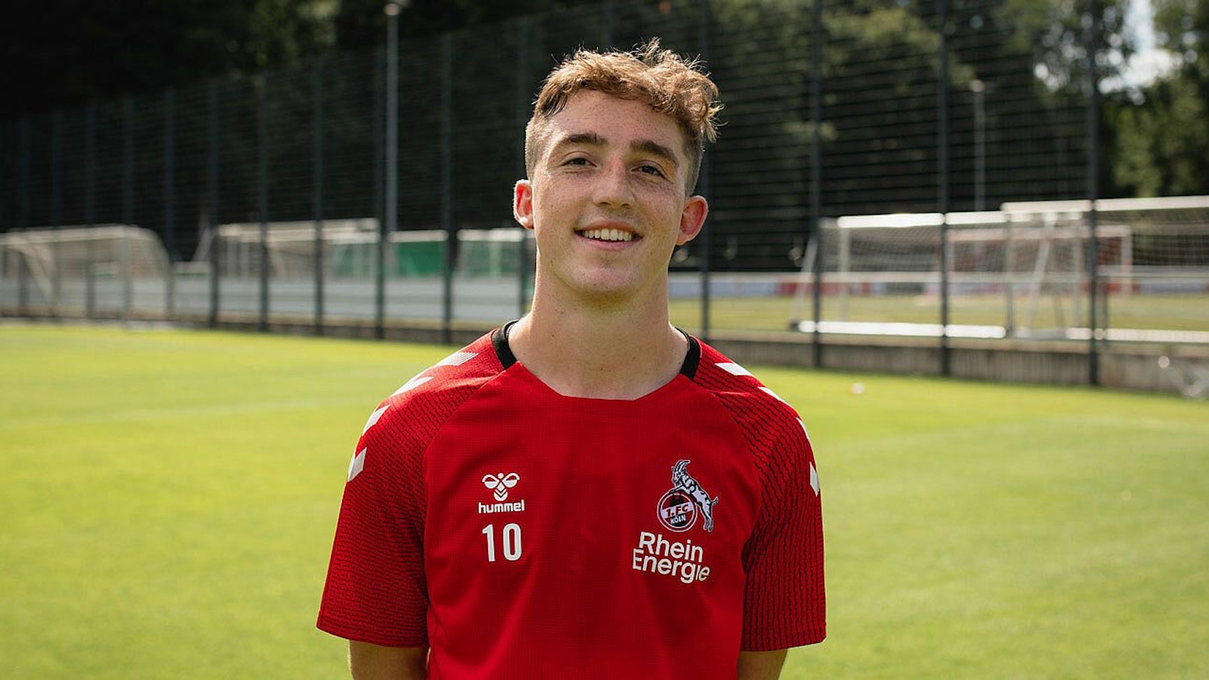 Gabriel Segal. Der Screenshot wurde am 15. Juli 2022 von der Homepage des 1. FC Köln aufgenommen.