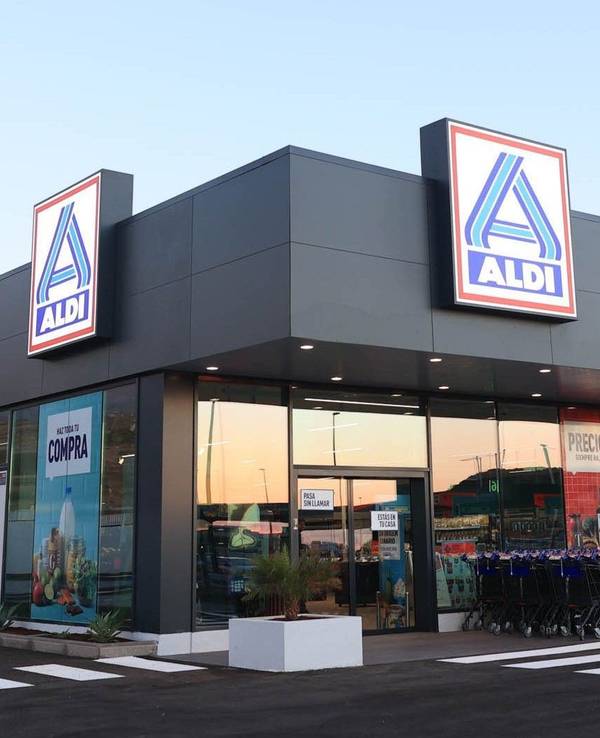 Die erste Aldi-Filiale auf Teneriffa. Der Markt wurde am Mittwoch (13. Juli) eröffnet.
