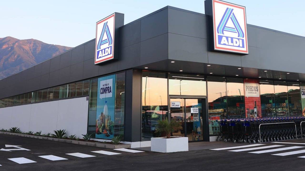 Die erste Aldi-Filiale auf Teneriffa. Der Markt wurde am Mittwoch (13. Juli) eröffnet.