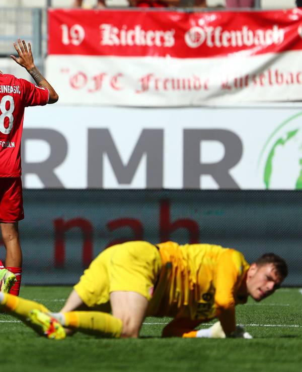 Denis Huseinbasic traf am Sonntag (17. Juli 2022) für den 1. FC Köln gegen seinen Ex-Klub Kickers Offenbach und entschuldigte sich sofort.
