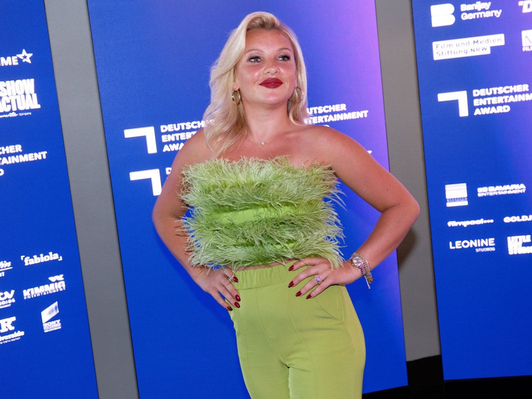 Evelyn Burdecki, hier im Juni 2022, hat im Interview gebeichtet, dass sie sexuell belästigt wurde.