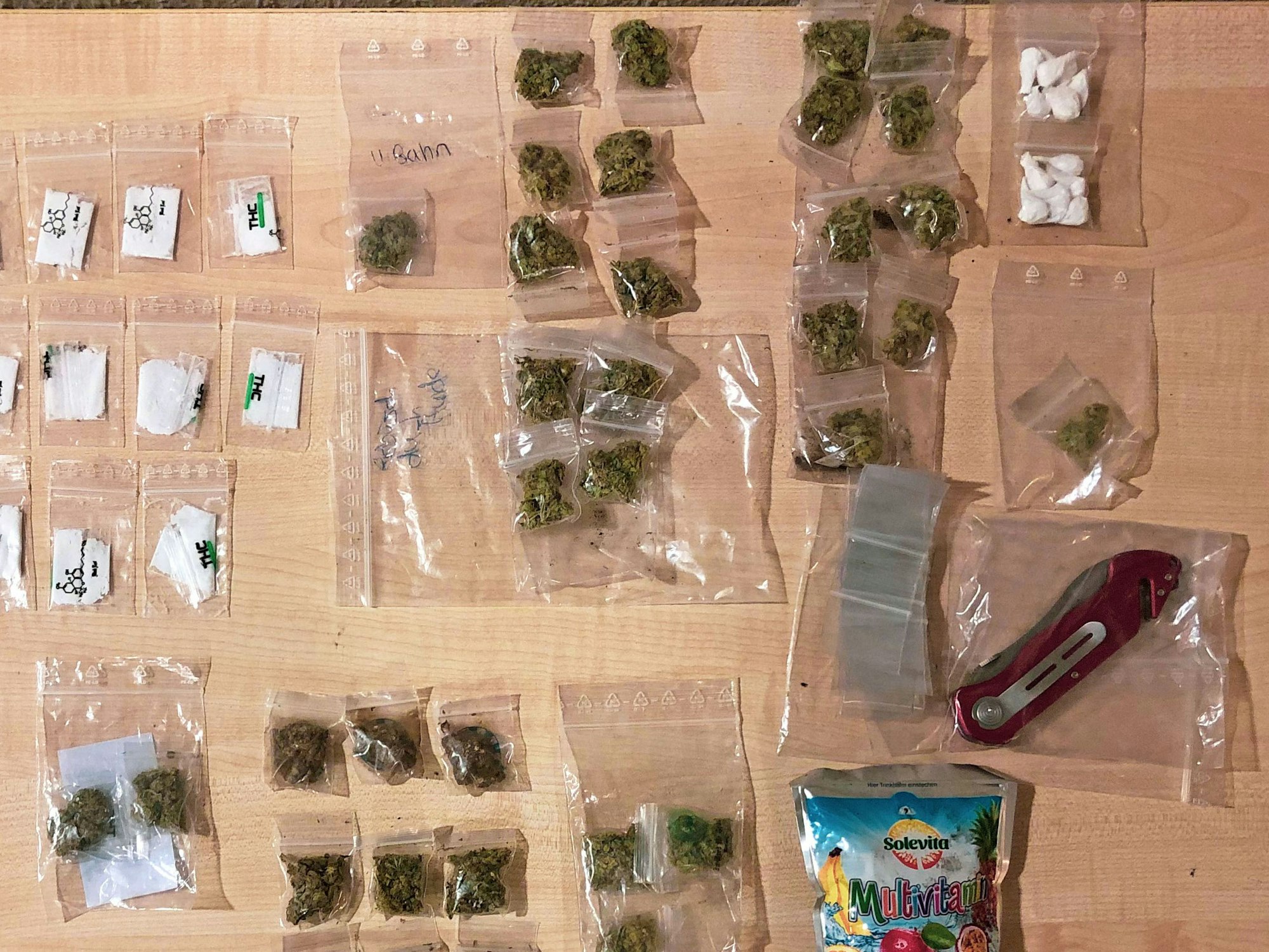 Sichergestellte Betäubungsmittel vom Ebertplatz