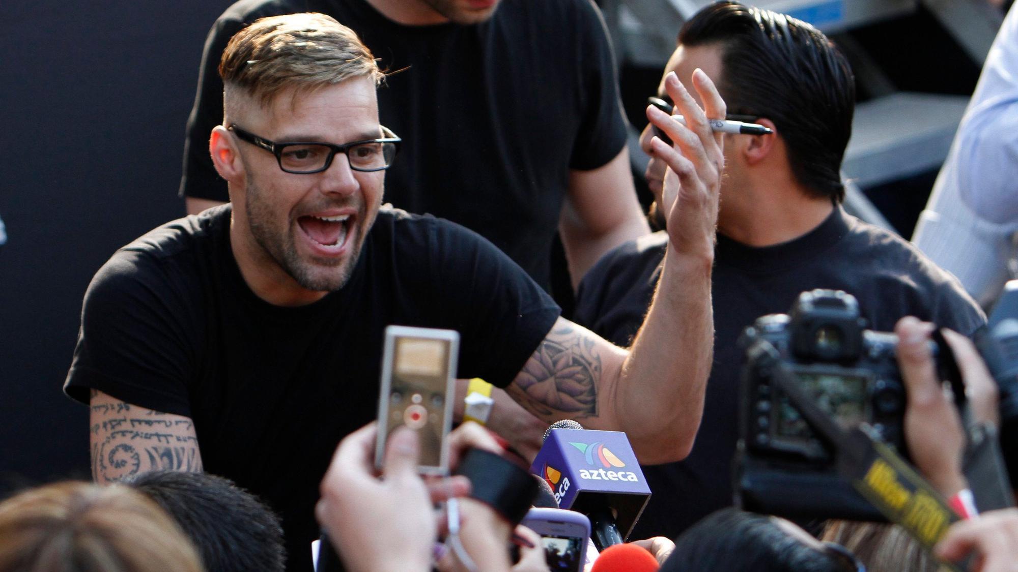 Ricky Martin, hier 2011 in Mexiko City vor Fans.
