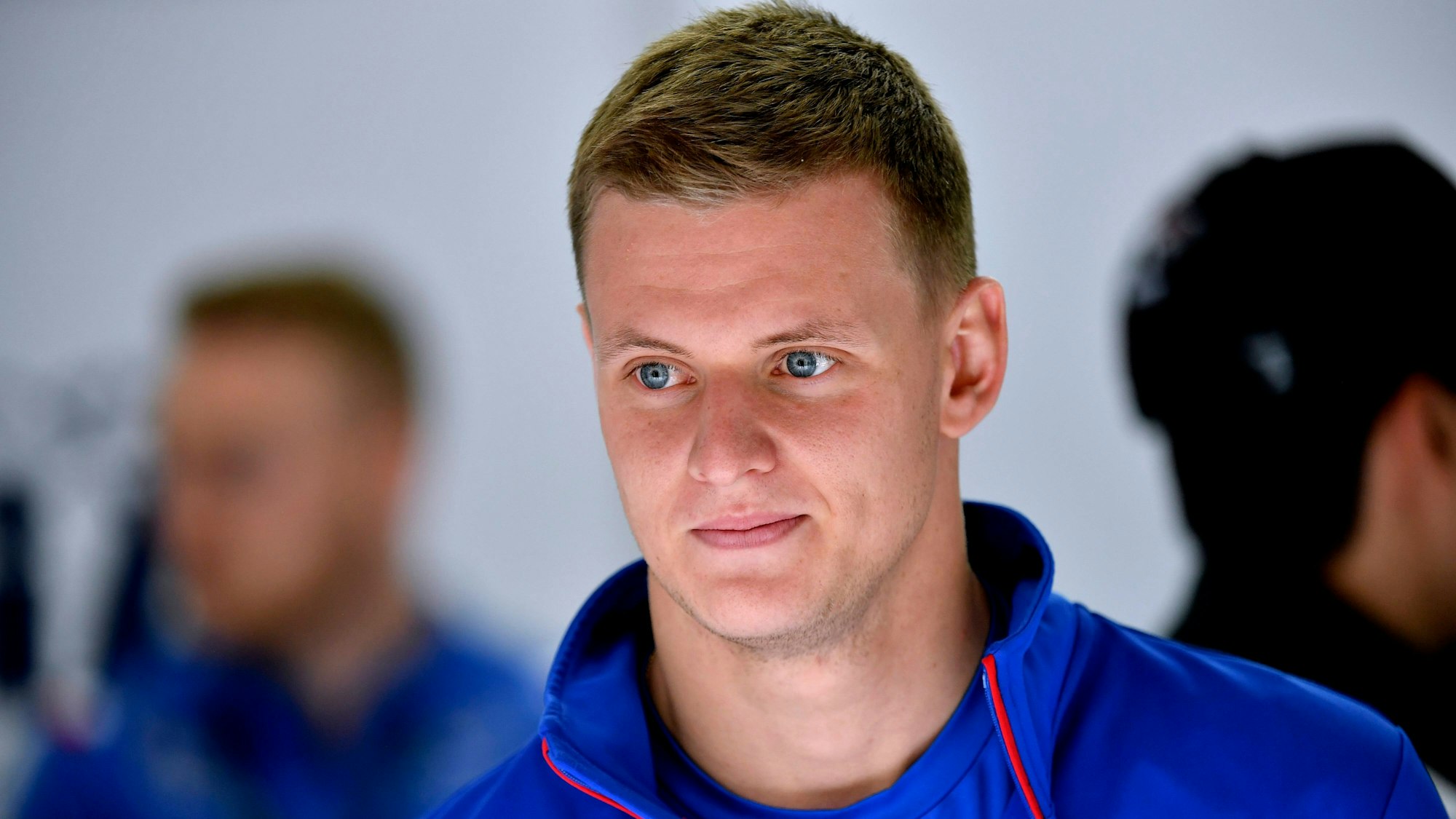 Mick Schumacher fokussiert vor dem Rennen in Österreich.