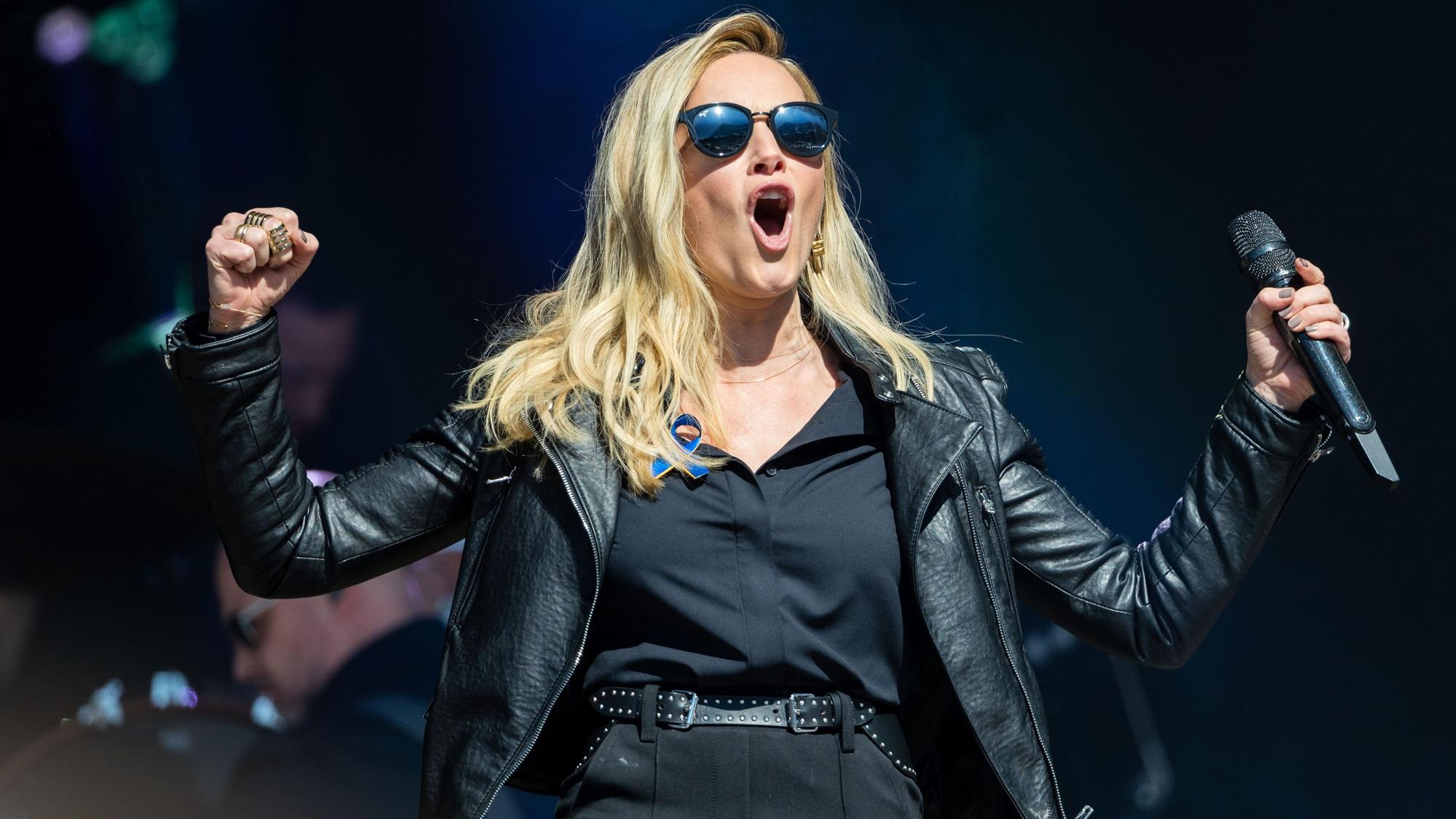 Helene Fischer singt beim „SnowpenAir“-Festival in Grindelwald.