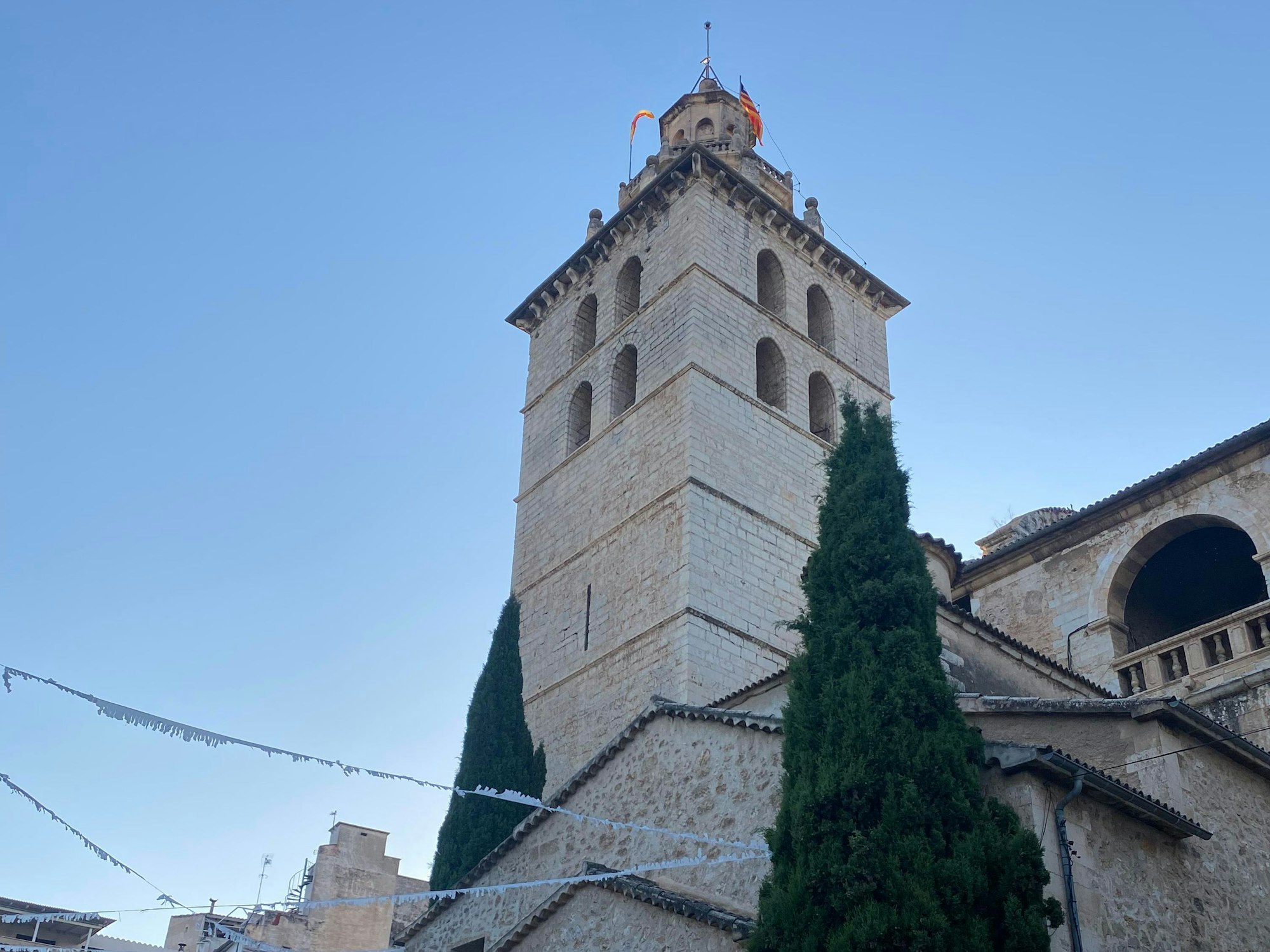 In der Kirche Santa Maria d'Inca auf Mallorca findet am 30. Juli 2022 der Gottesdienst zur Ehrung der Schutzheiligen der Stadt statt.
