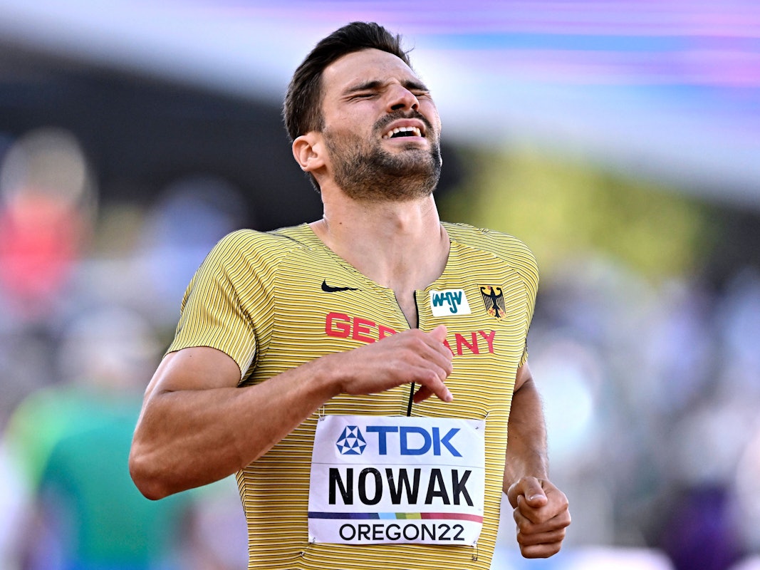 Tim Nowak ist enttäuscht über seine Leistung.