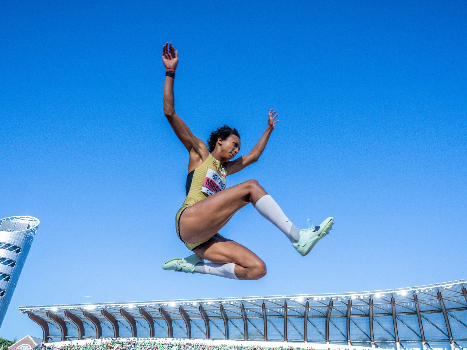 Nach 6,98 Metern im dritten Versuch durfte Malaika Mihambo erst einmal aufatmen.