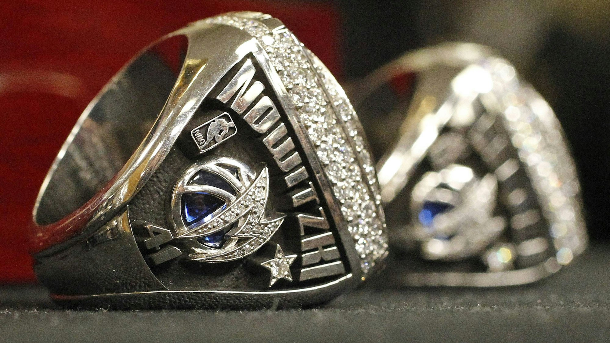 Die Meisterringe der NBA.