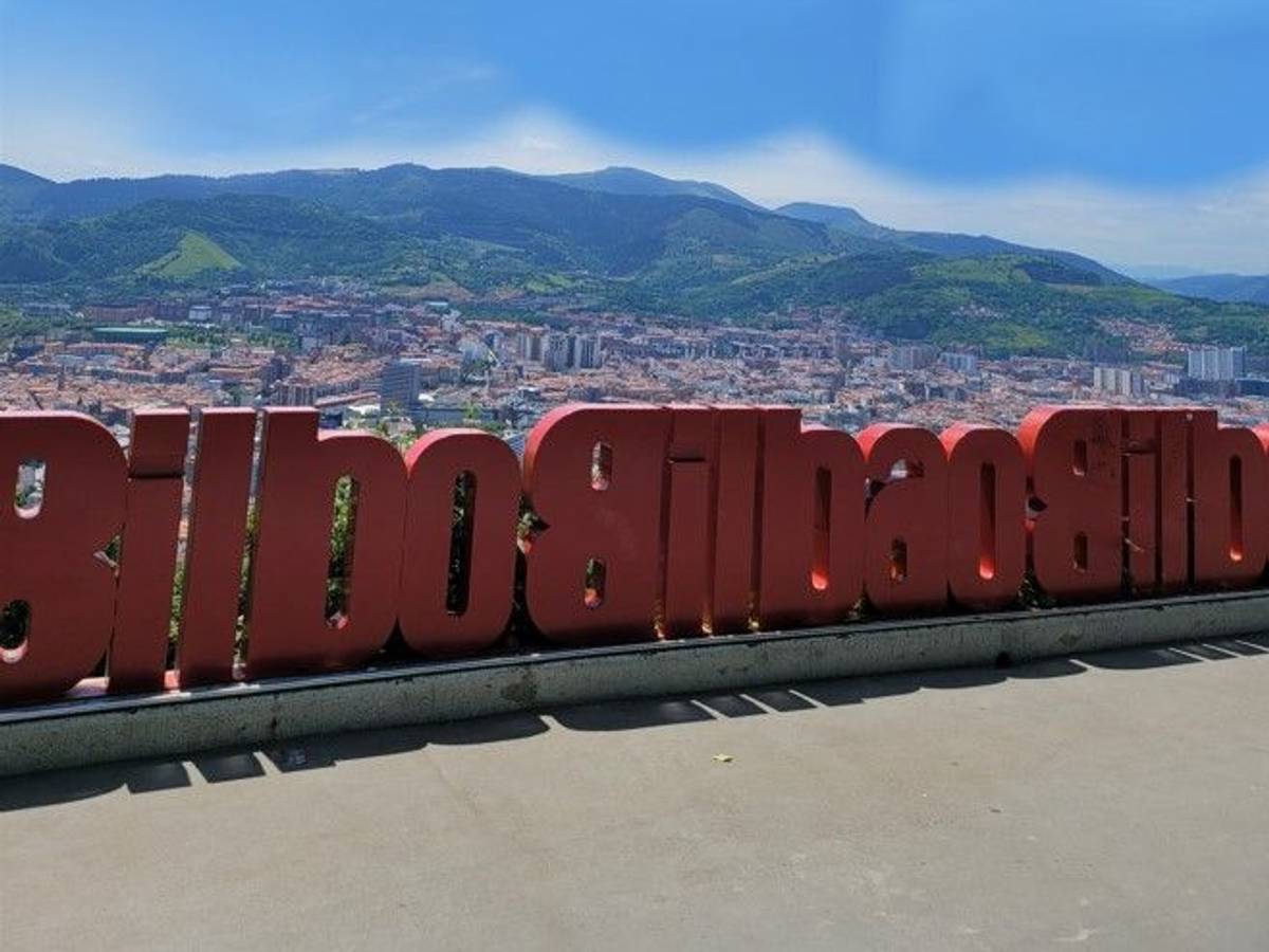 Blick auf die baskische Metropole Bilbao