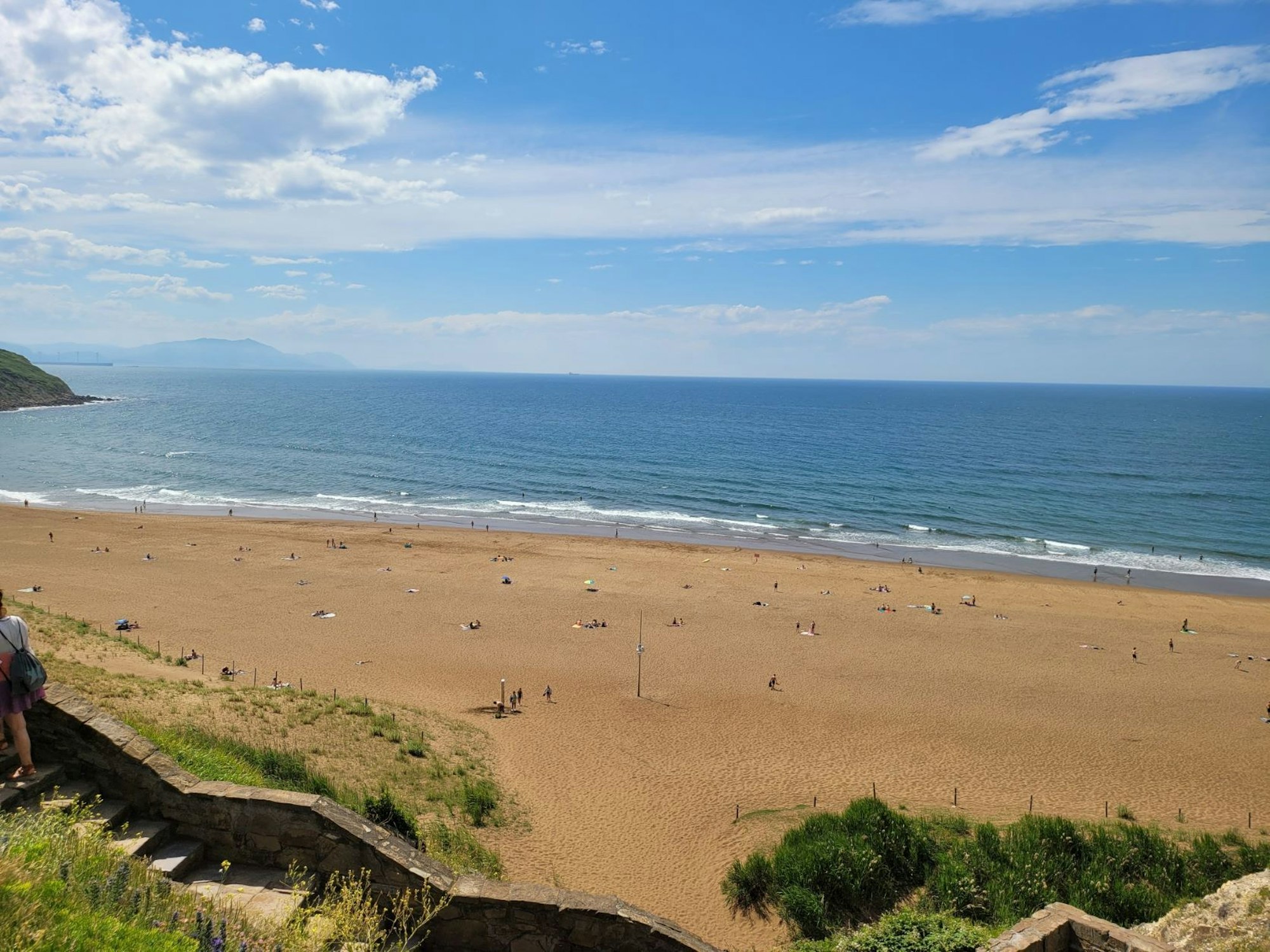 Strand "Sope" in der Nähe der Basken-Metropole Bilbao