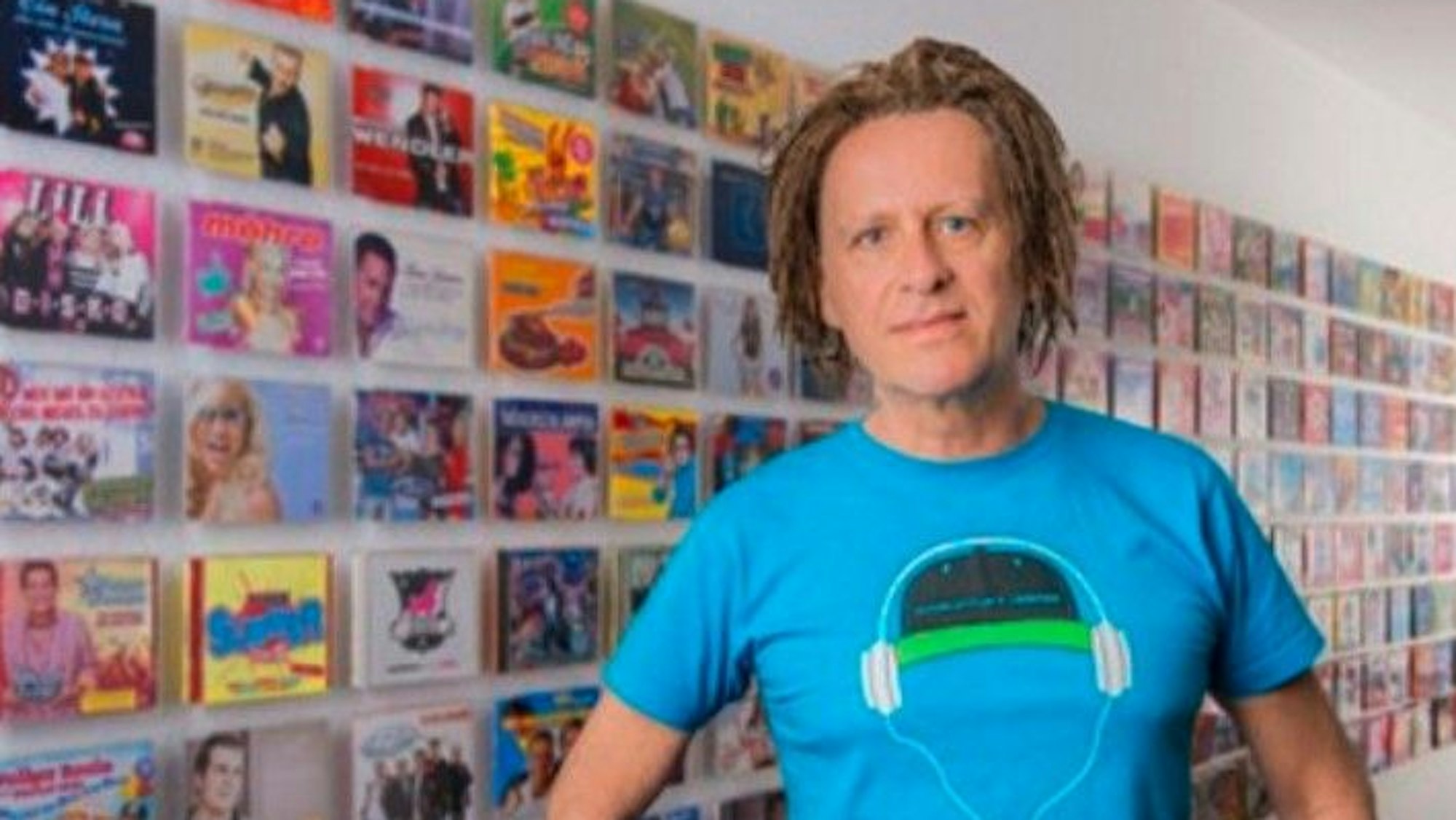 Mike Rötgens in seinem Tonstudio in Köln.