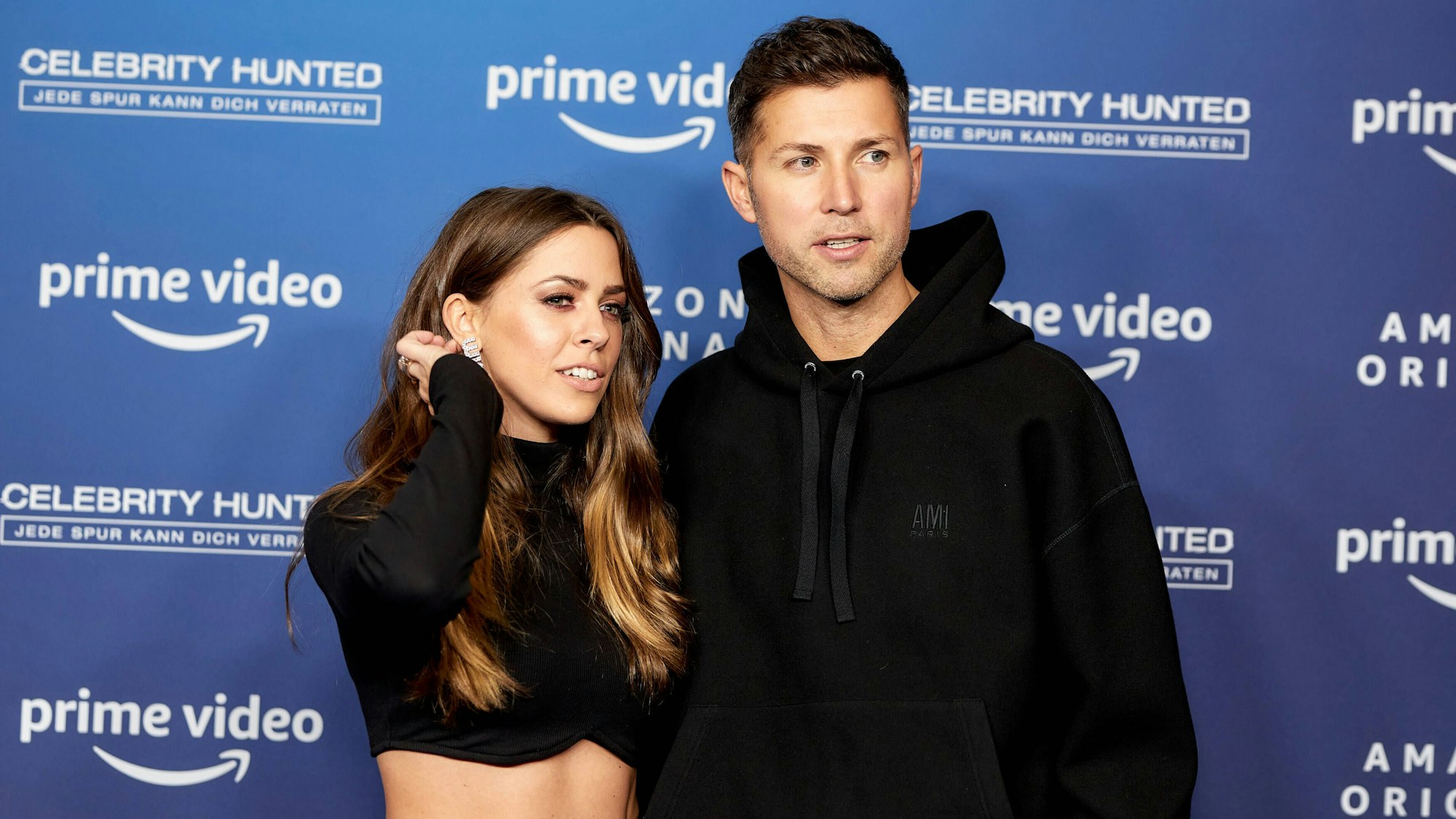 Vanessa Mai und ihr Ehemann Andreas Ferber bei einer Amazon-Prime-Veranstaltung in Berlin im Juli 2022.